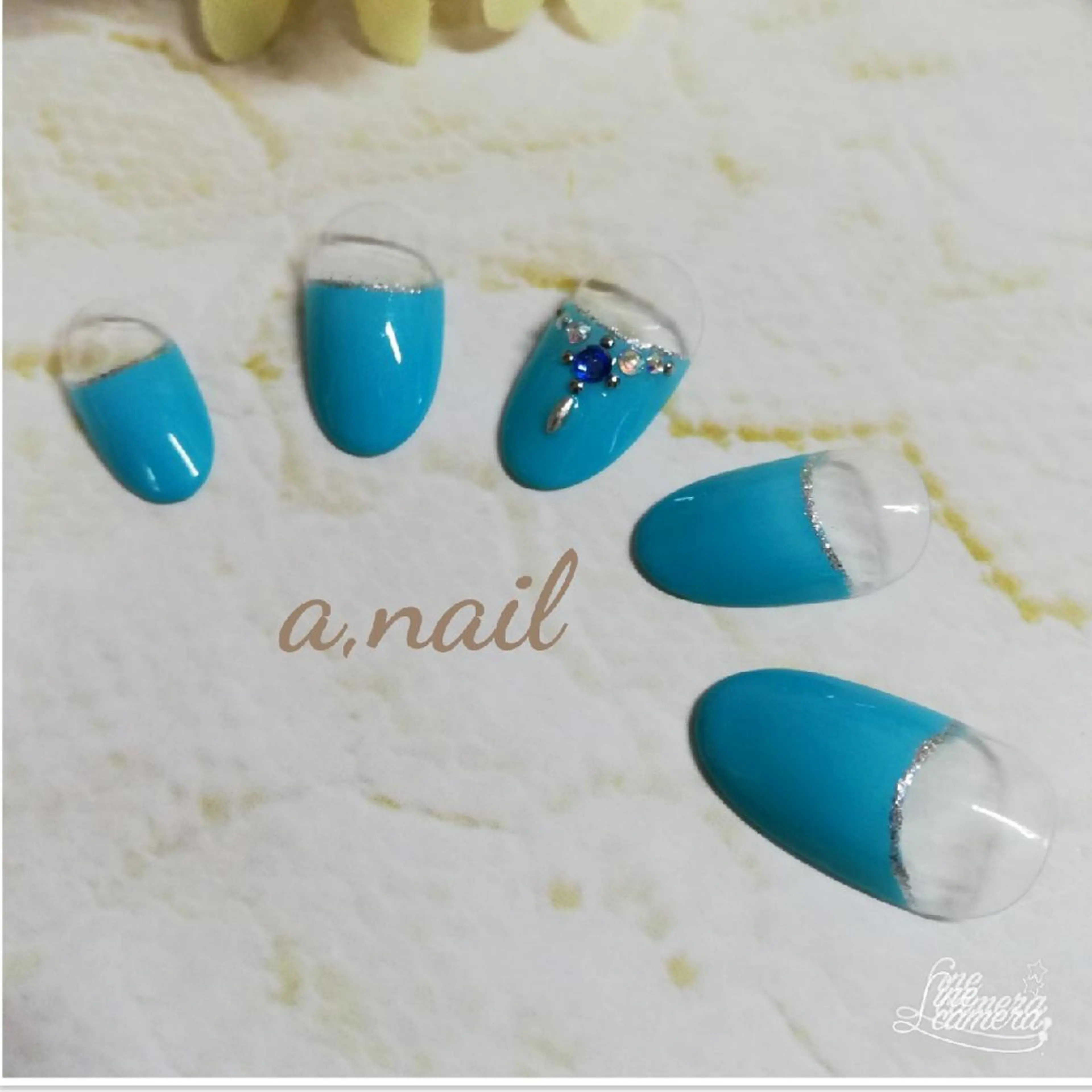 ネイル フレンチネイル 大理石ネイル(マーブル) ストーンネイル ネイルサロン エーネイルのネイルデザイン