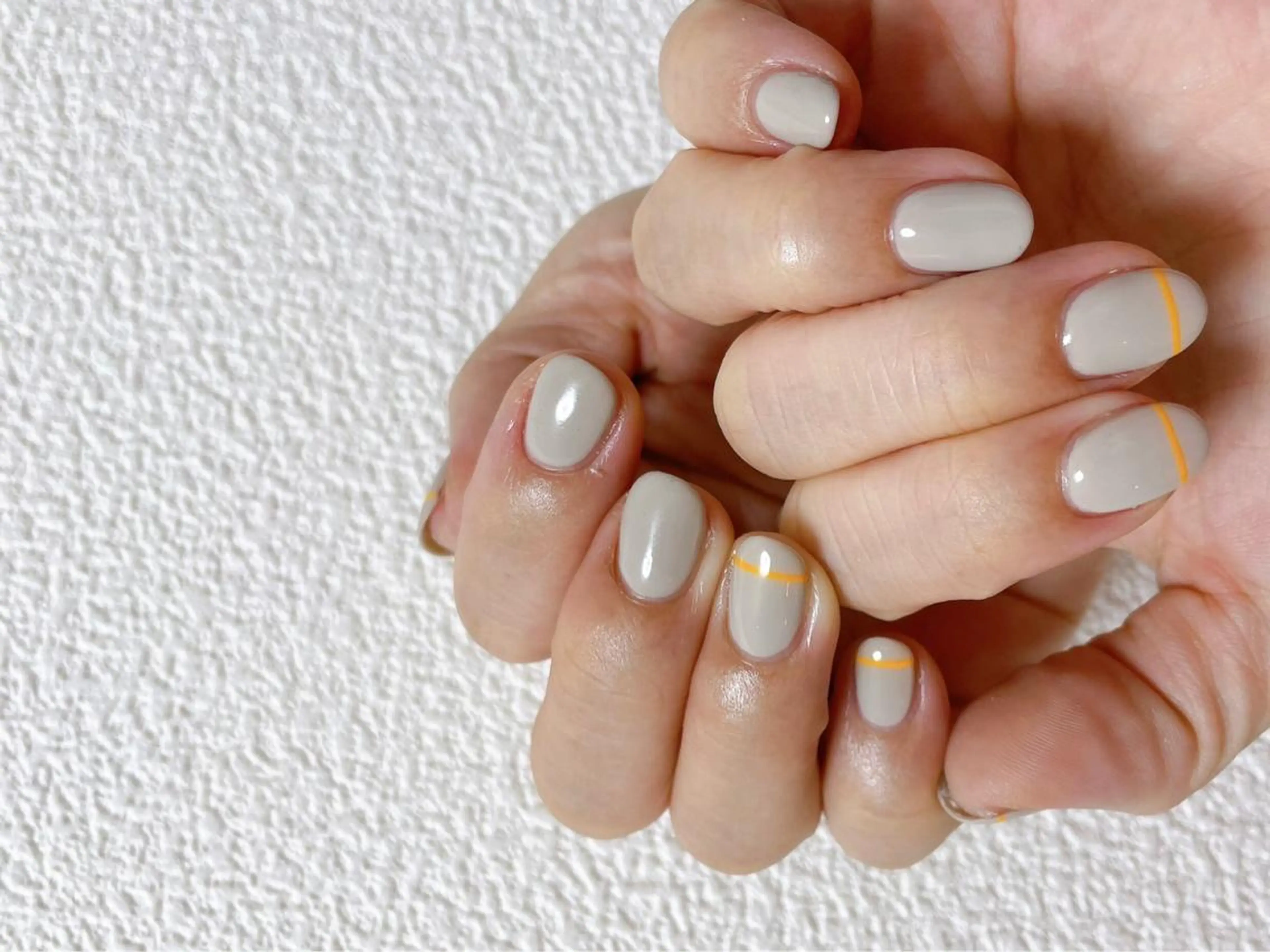 ネイル シンプルネイル ハンドネイル kiki nail 二子玉川のネイルデザイン