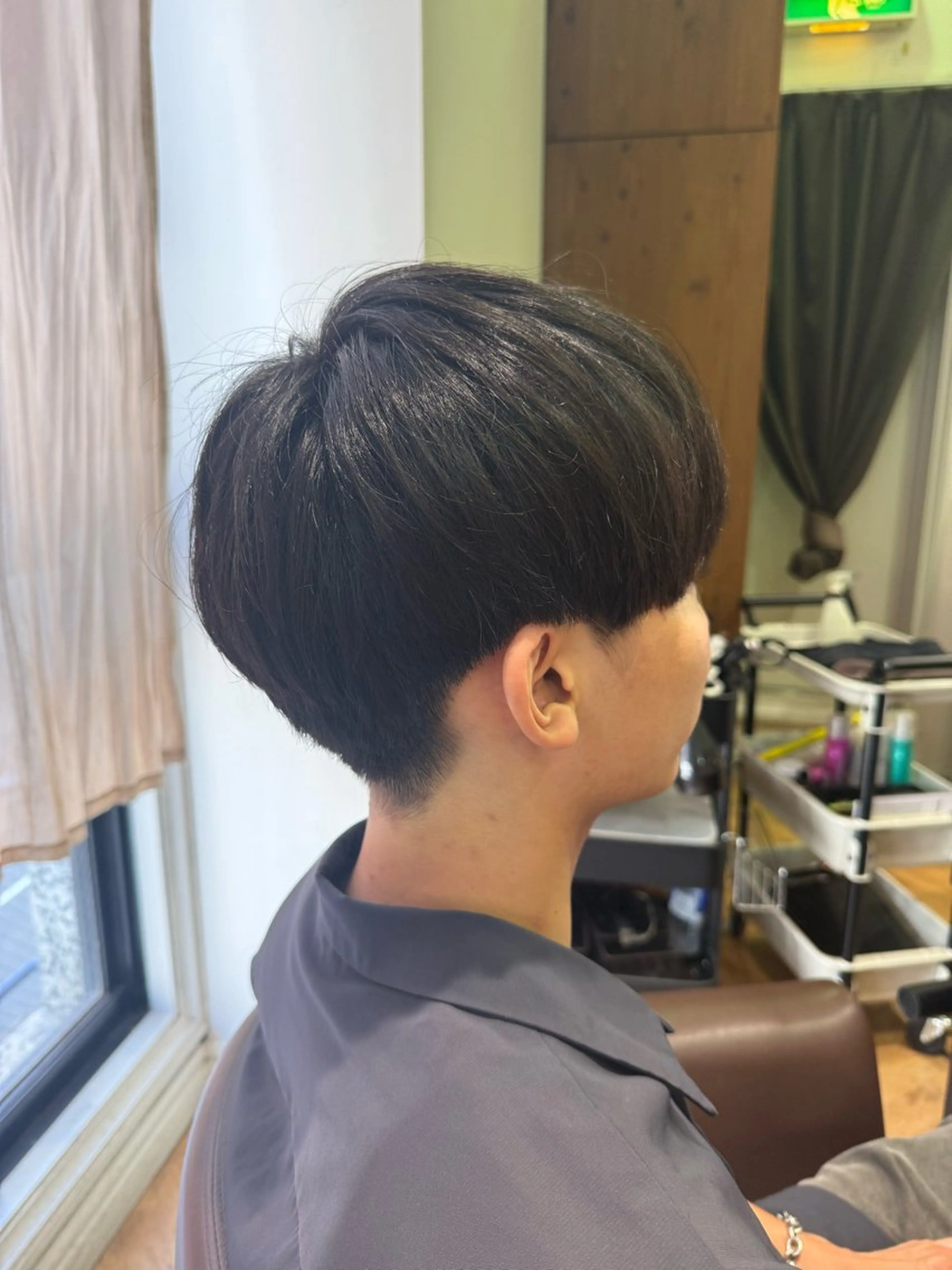 ショート メンズ マッシュ 溝口 槙里也のヘアスタイル