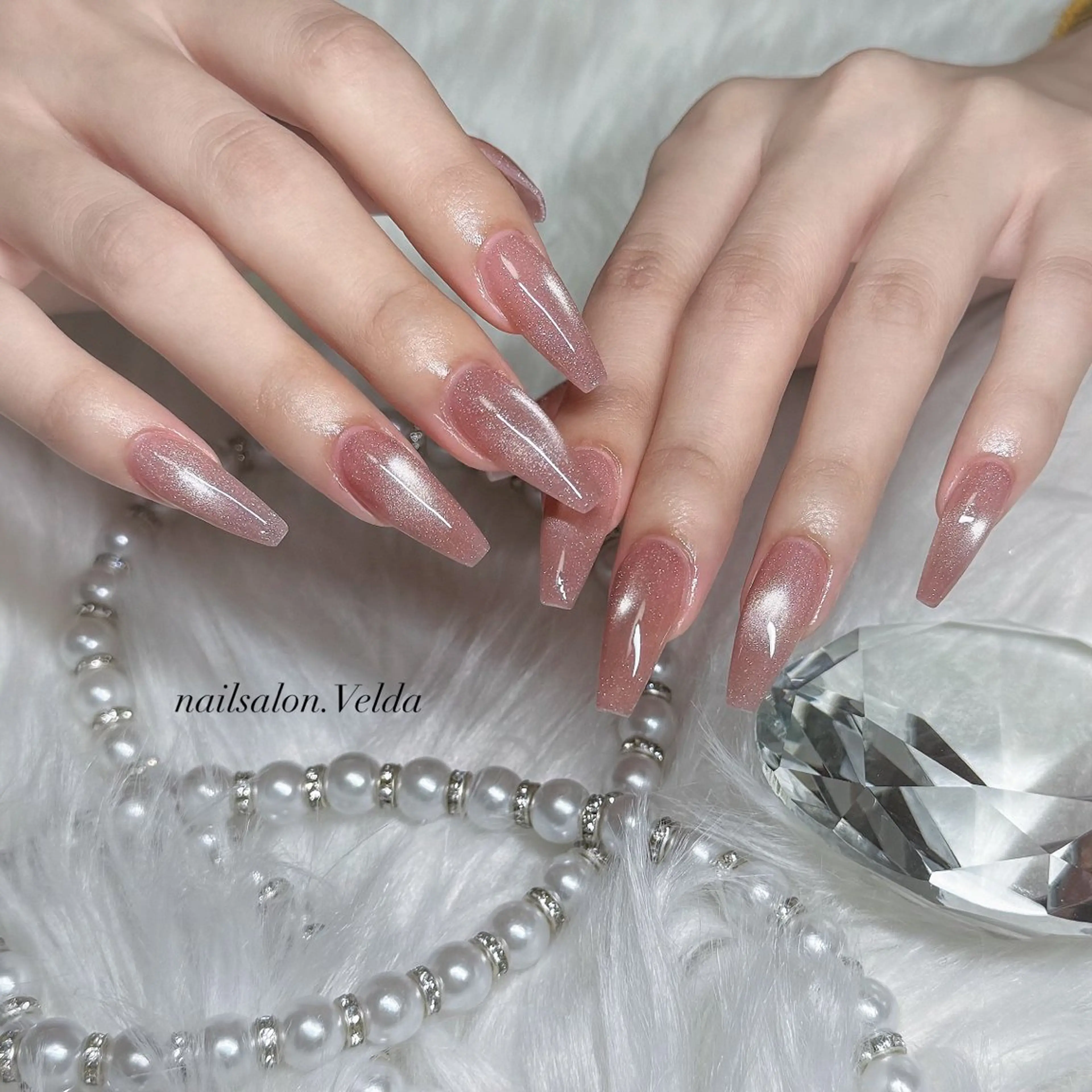 ネイル フラッシュネイル フラッシュマグ ハンドネイル 💎スカルプ💎 Velda(ベルダ)のネイルデザイン