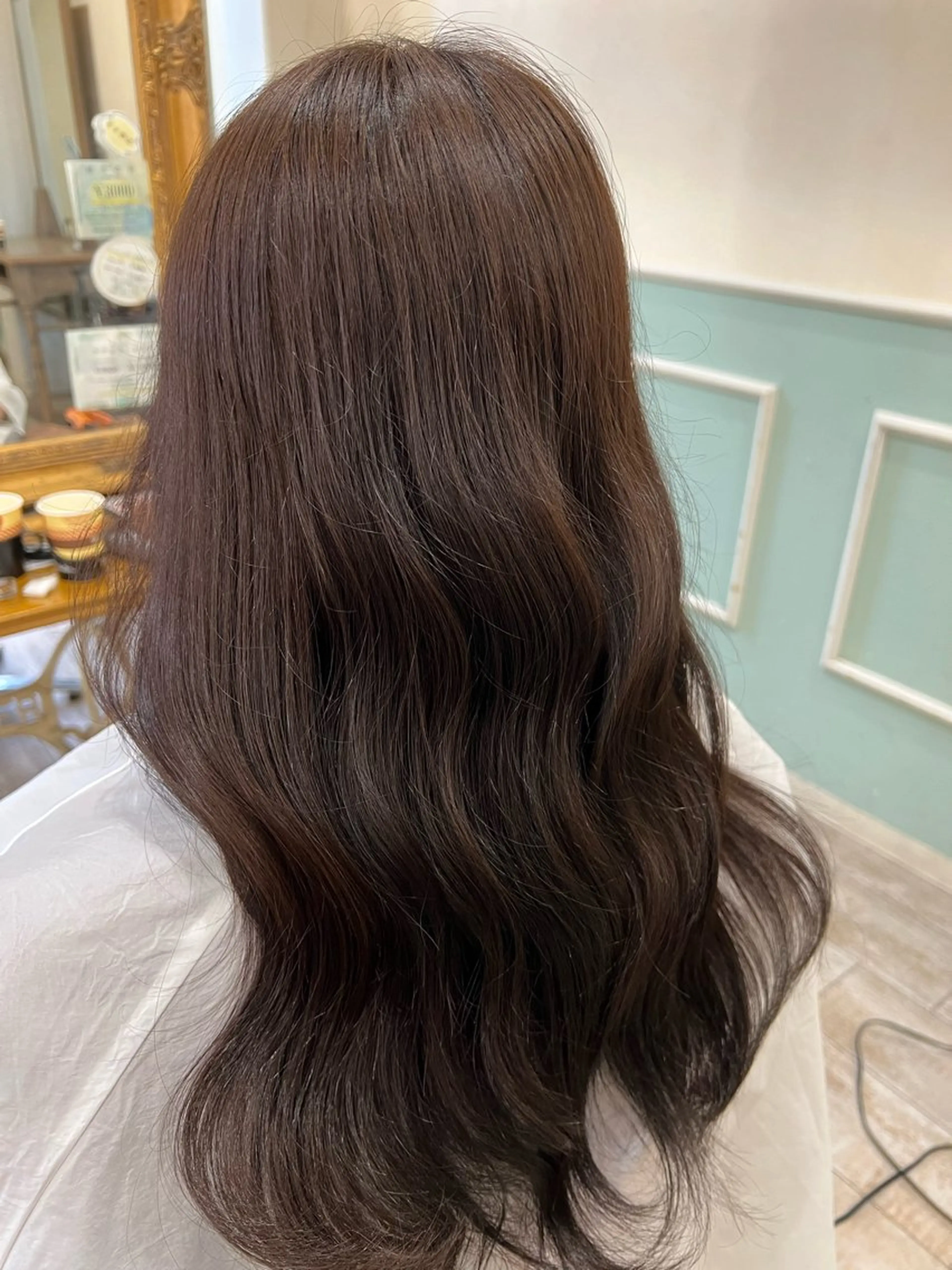 ロング 髪質改善 ヘアカラー 髪質改善/縮毛矯正 /メンズ/佐澤りょうのヘアスタイル