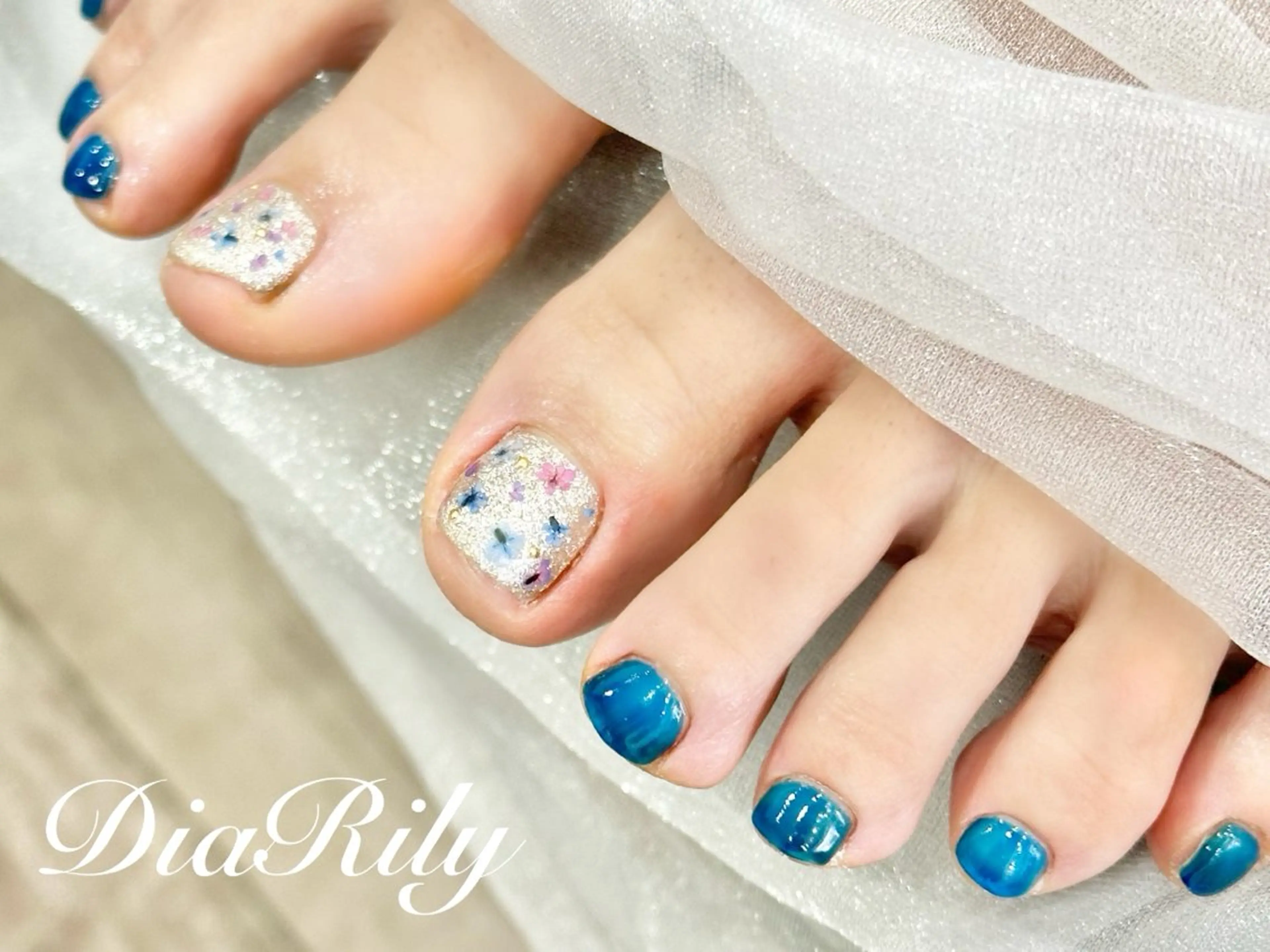 ネイル フットネイル DiaRily所属・diarily はるひのネイルデザイン