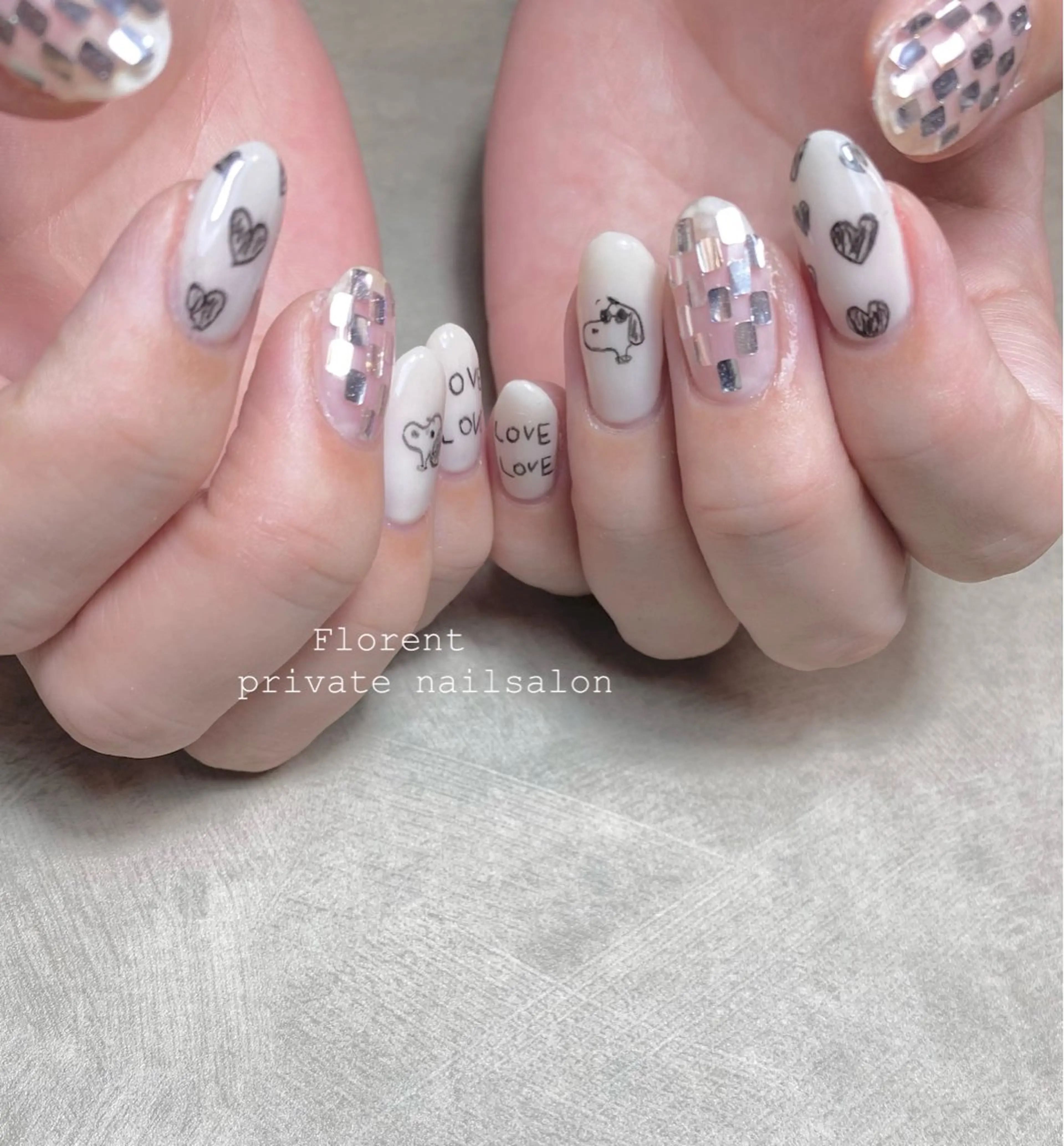 ネイル ハンドネイル florent nailのネイルデザイン