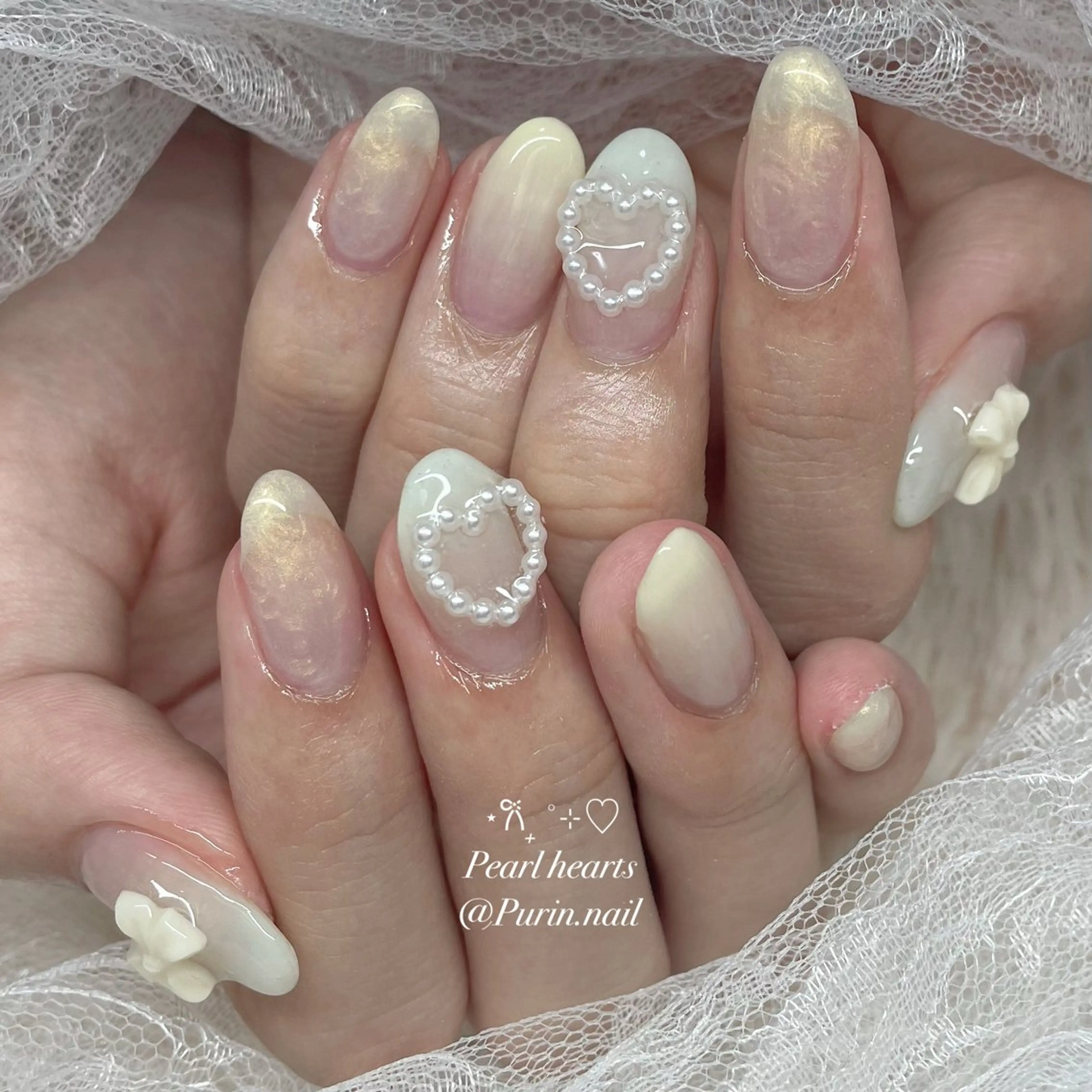 ネイル ハンドネイル Nails by Purin🍮のネイルデザイン