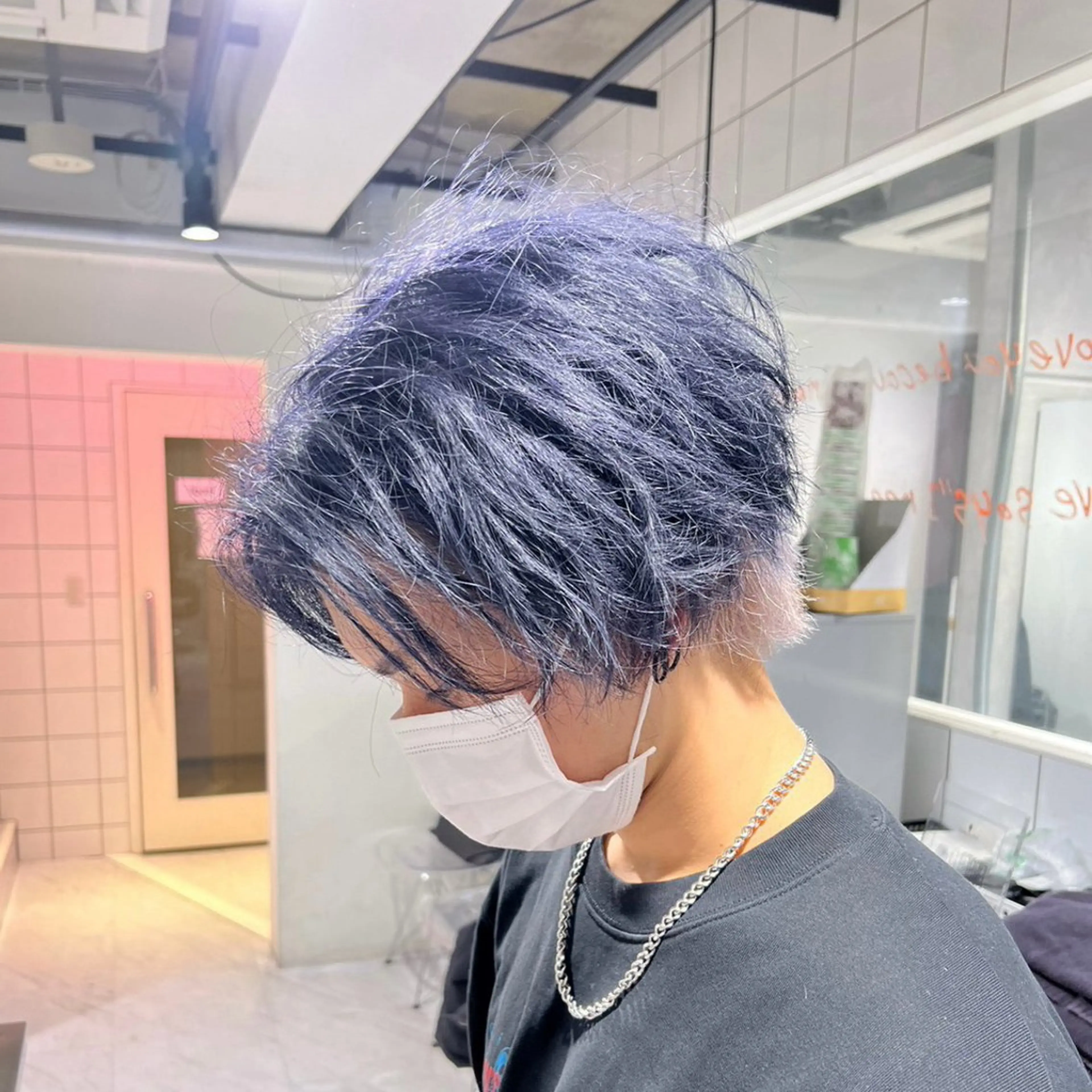 カラー メンズ メンズパーマ 刈り上げ カット ヘアカラー トリートメント ヘッドスパ ヘアセット 新世代パーマ⚡️ の達人トモ⚡️のヘアスタイル