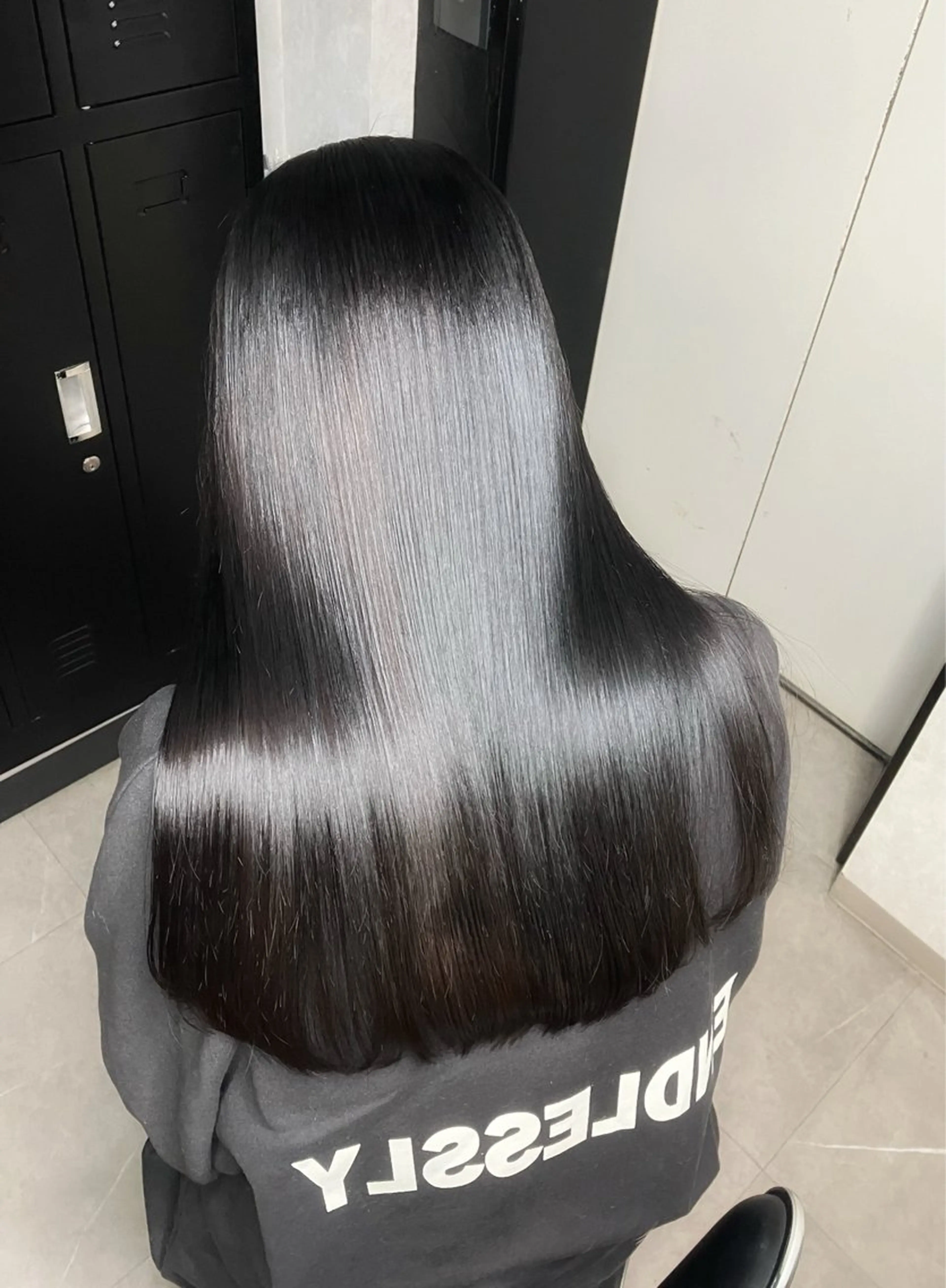 ミディアム 髪質改善 トリートメント 新宿/縮毛矯正/ カラー/羽生沢のヘアスタイル