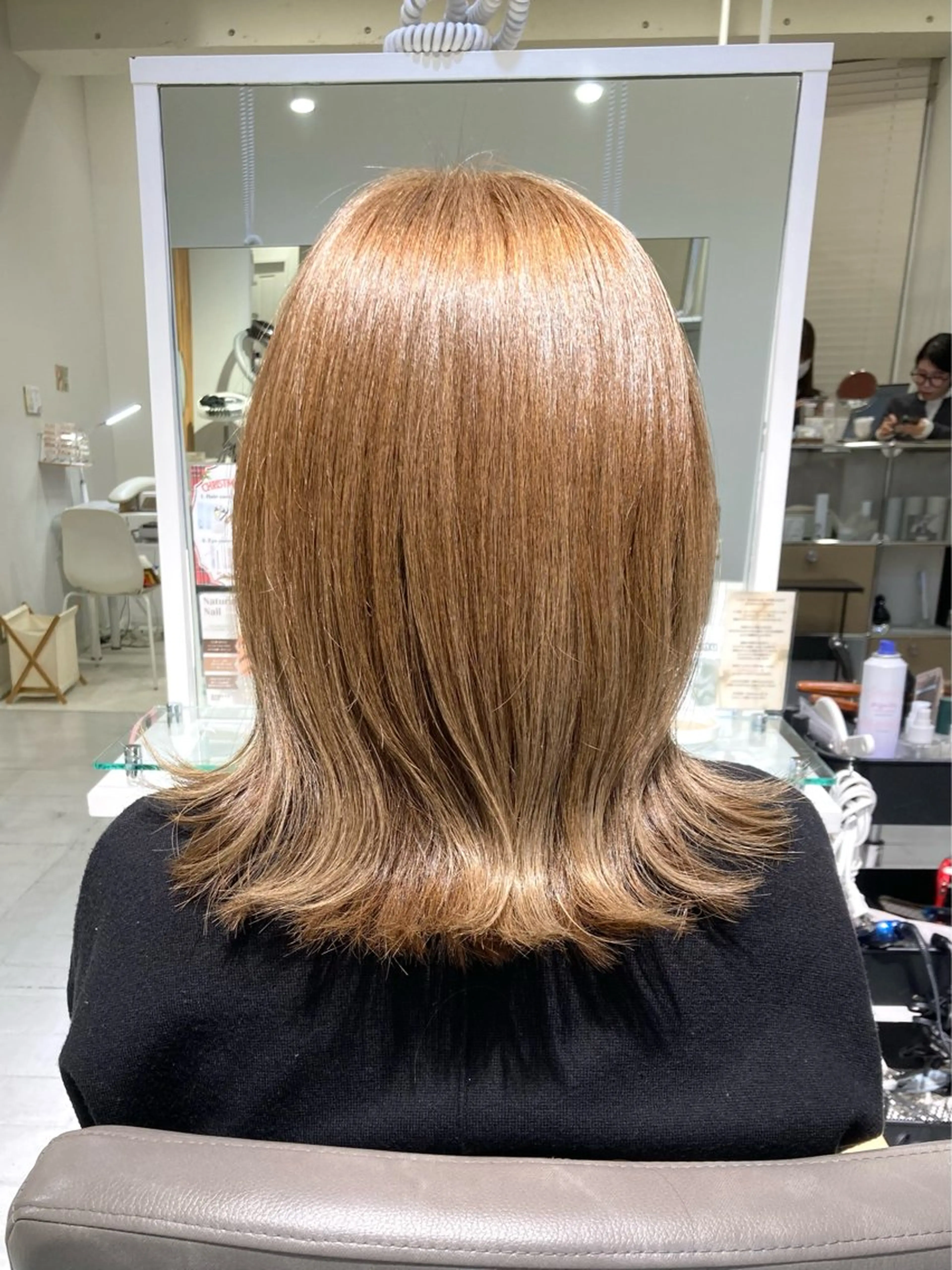 ミディアム カラー カット ヘアカラー 🫧ゆうき🪽 髪質改善/ハイライトのヘアスタイル