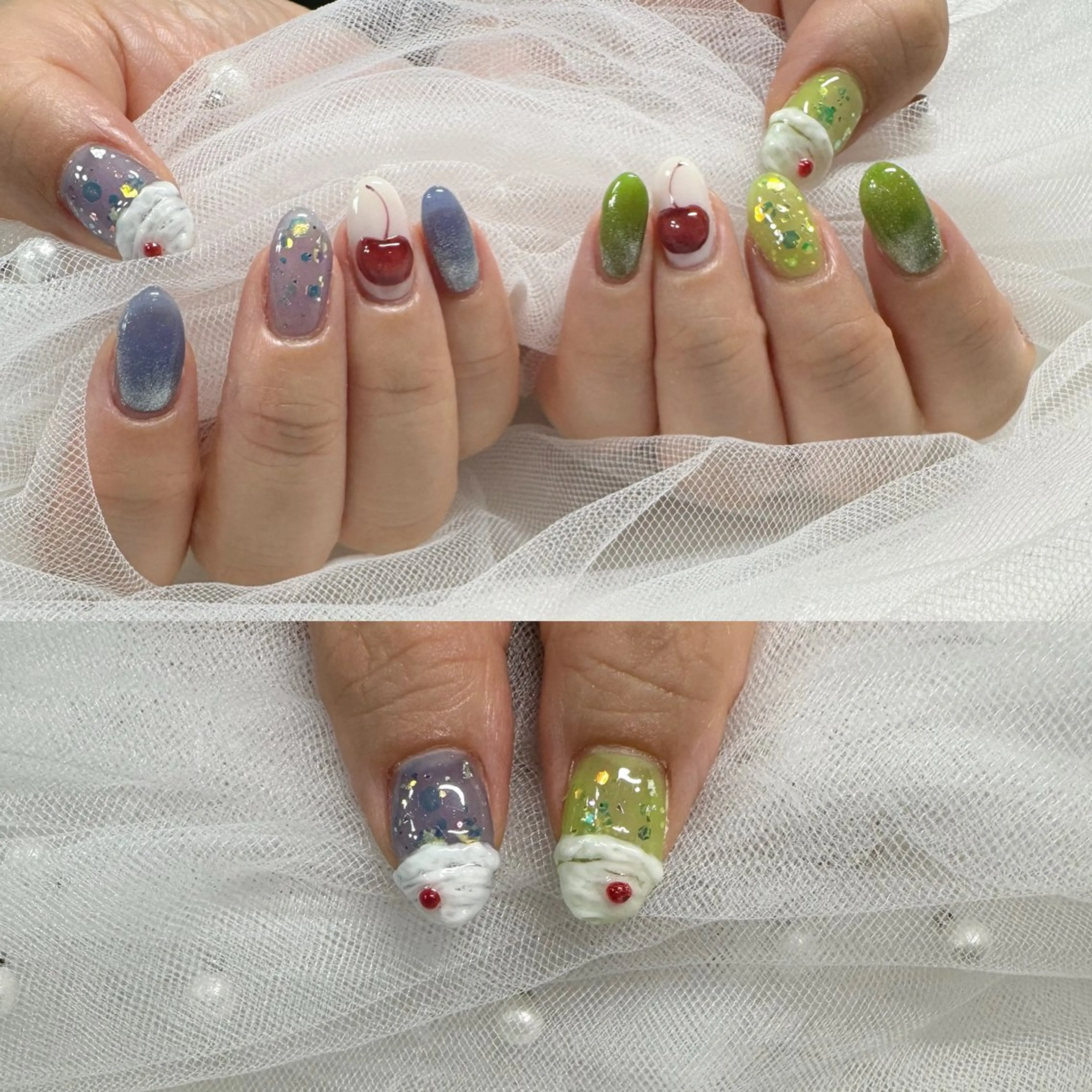 ネイル ジェルネイル 東 千夏のネイルデザイン