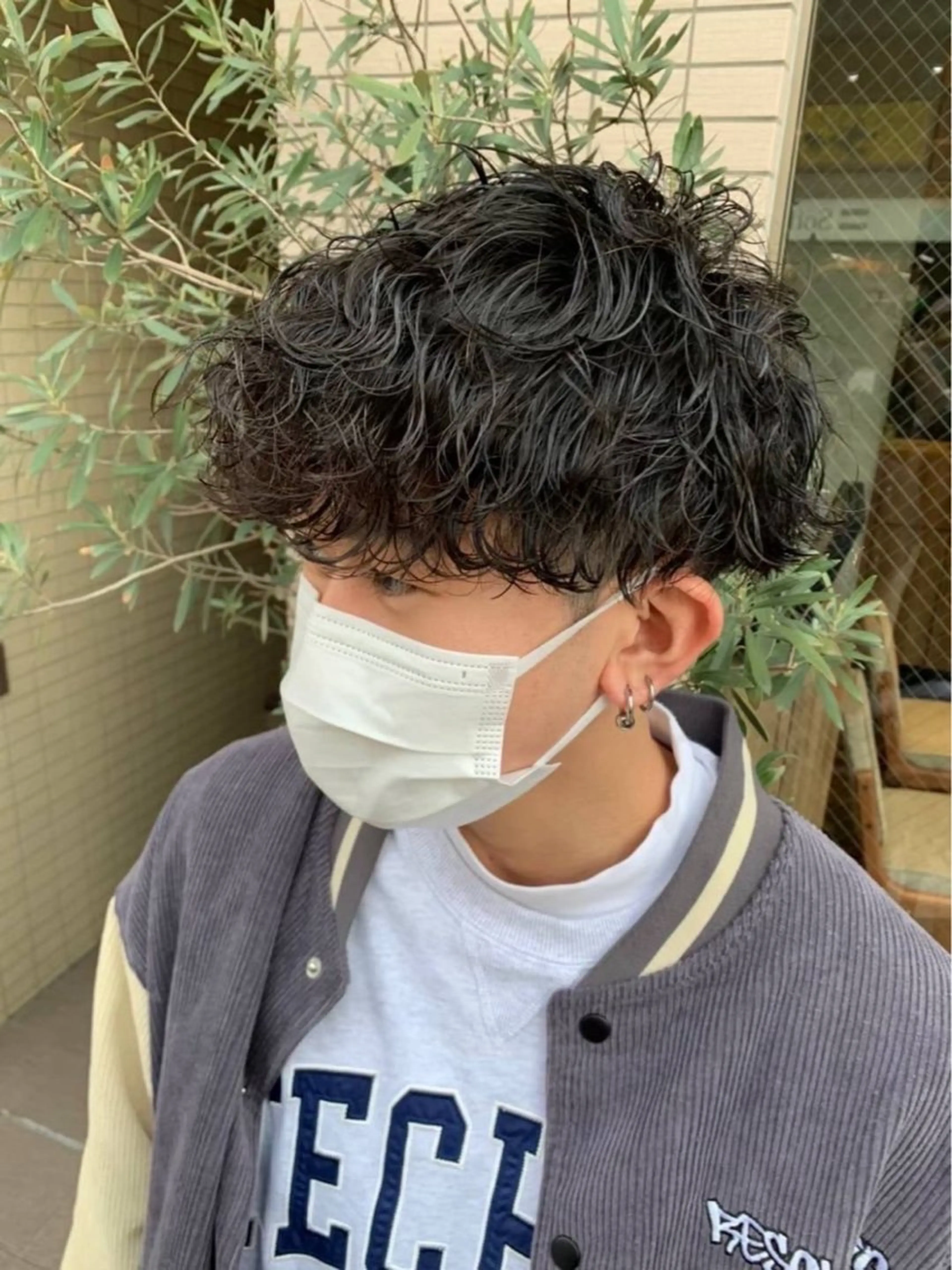 【⚜️メンズ限定クーポン⚜️】カット＋ダメージレスパーマ＋✨保湿トリートメント✨の写真