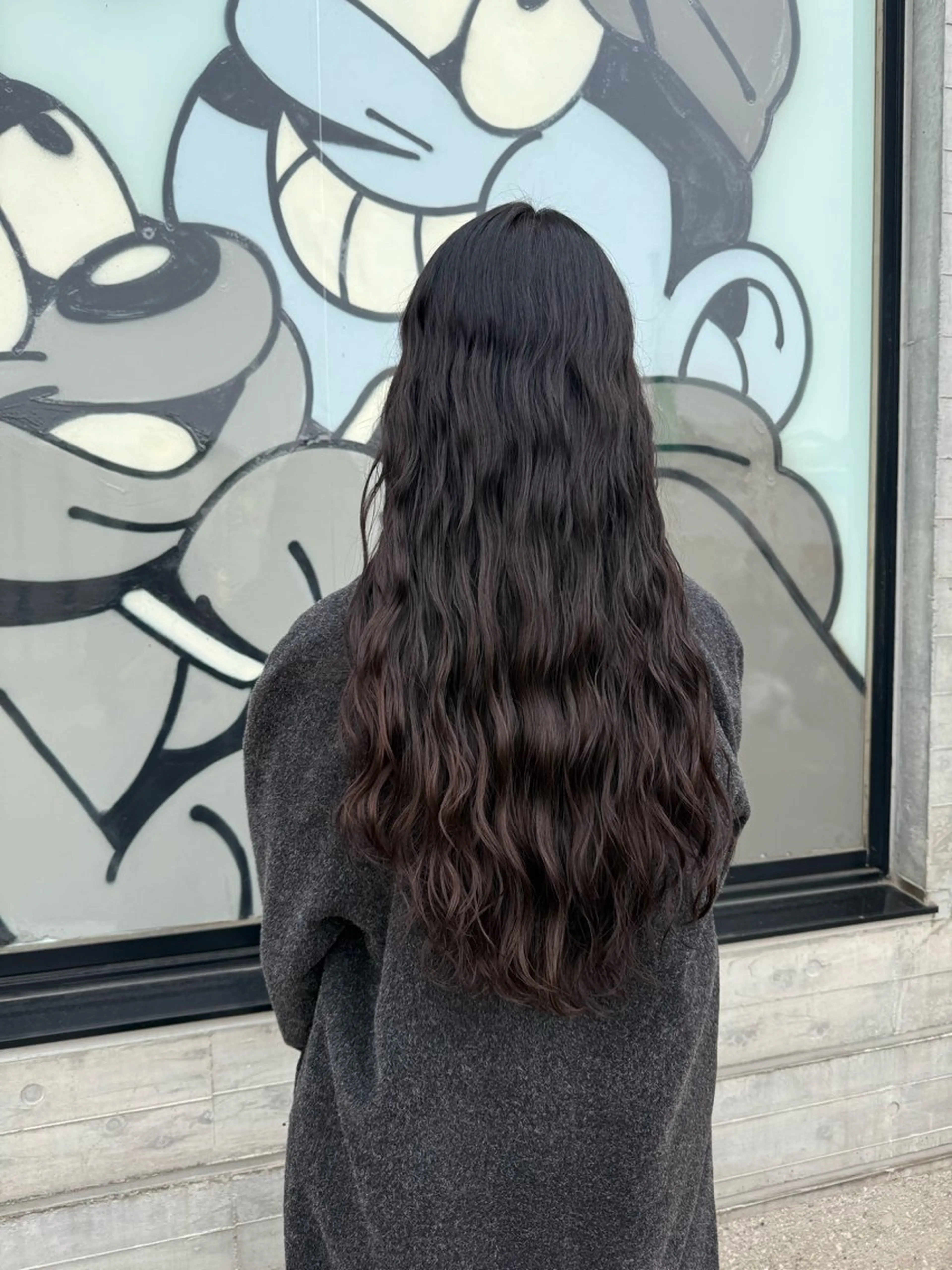 ロング カット ヘアカラー パーマ トリートメント デジタルパーマ/ ウェーブパーマ/神野のヘアスタイル