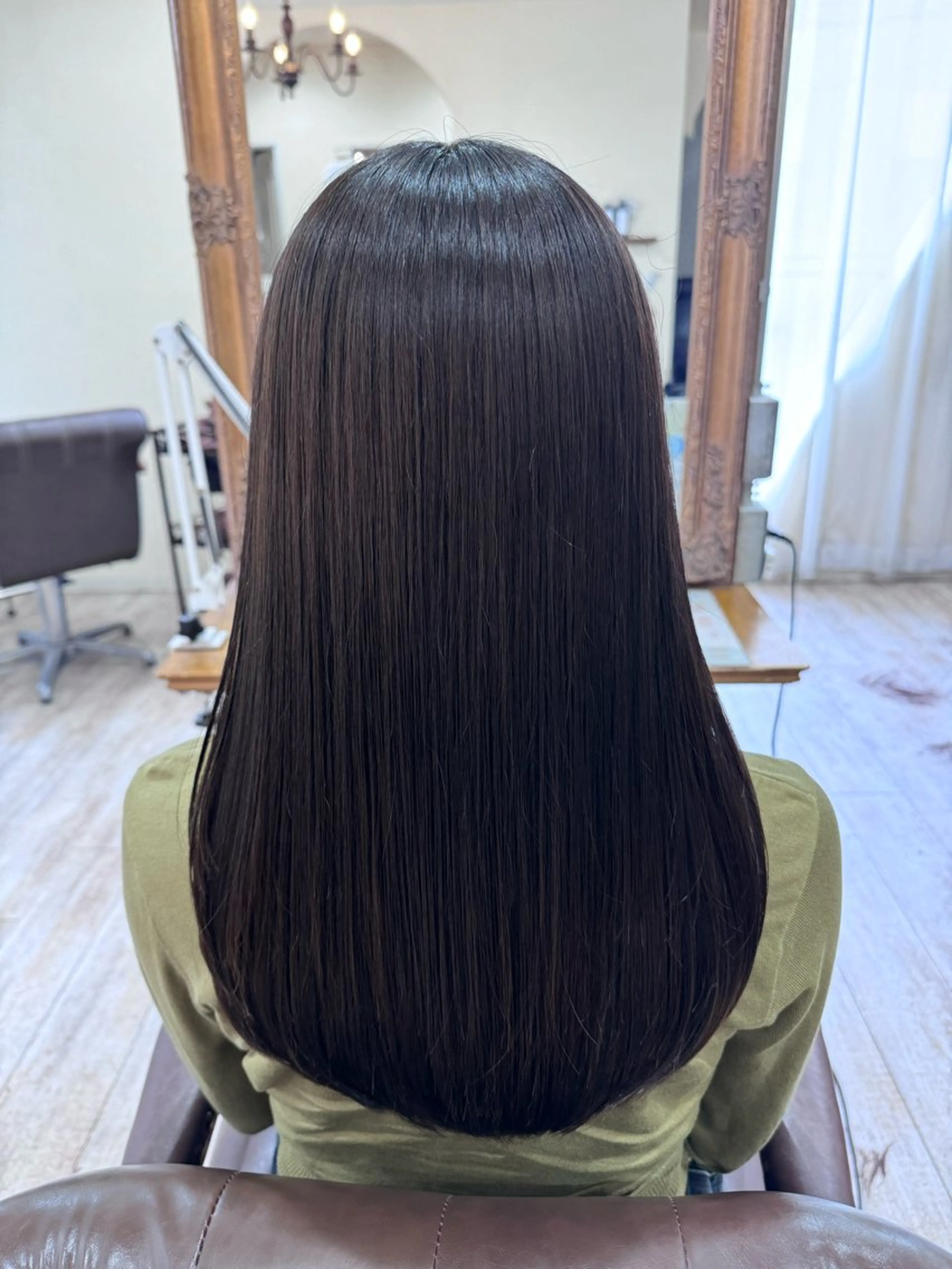 ロング カラー 髪質改善 レイヤーカット ロング トリートメント カット ヘアカラー トリートメント 新越谷noble店長 松本拓也▶◀*.のヘアスタイル