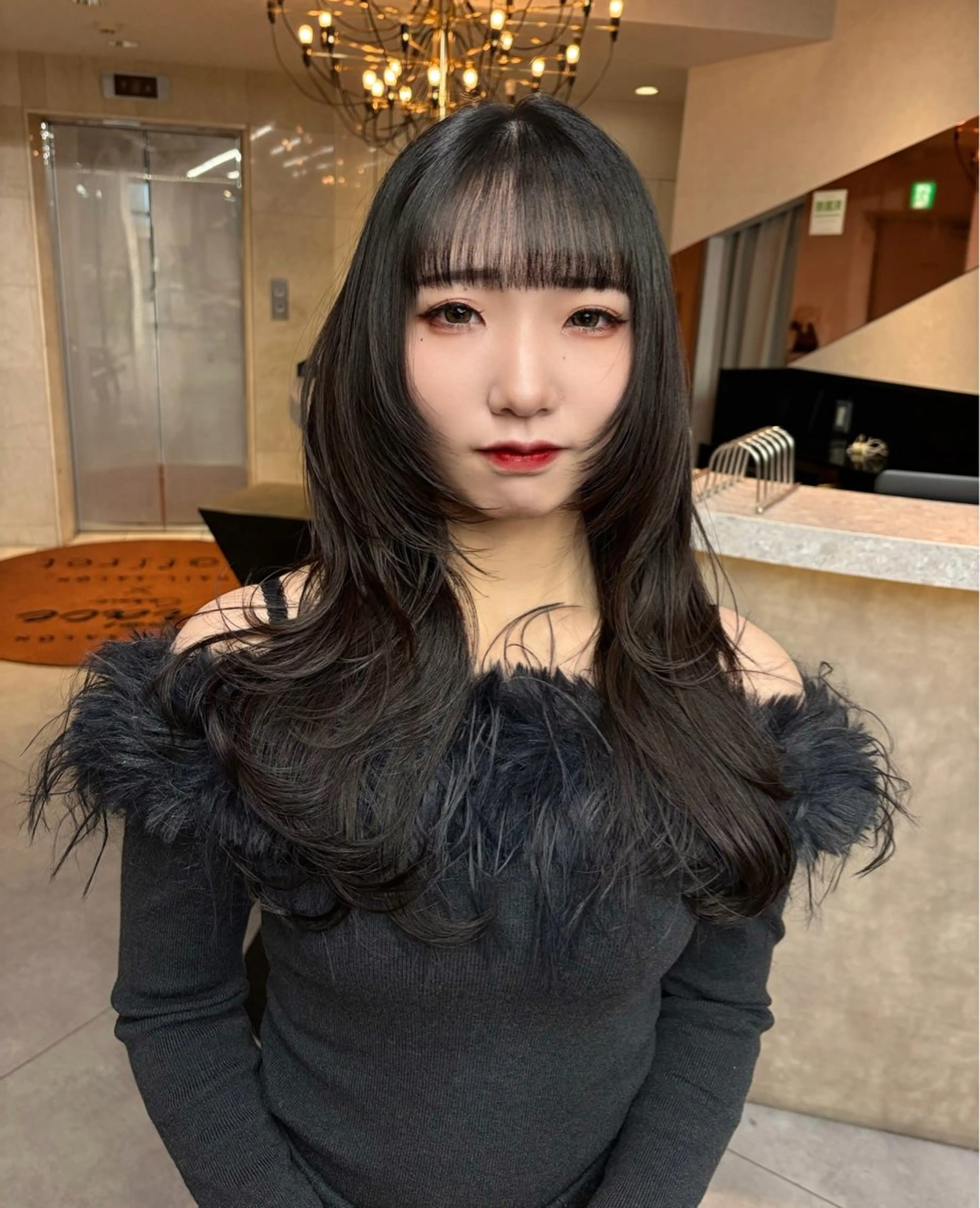 ロング カラー 藤原快斗/レイヤー /ウルフ/ハイトーンのヘアスタイル