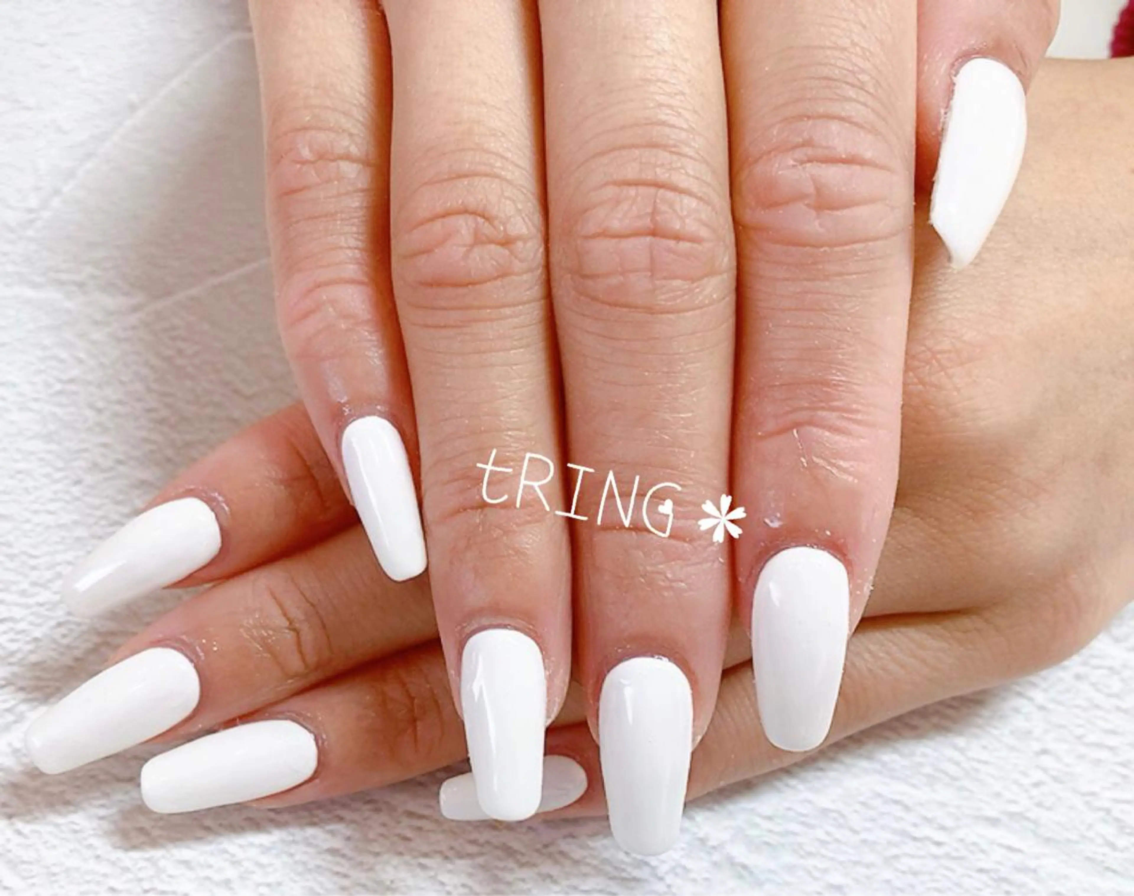 ネイル ハンドネイル tRING＊ しいの木台のネイルデザイン