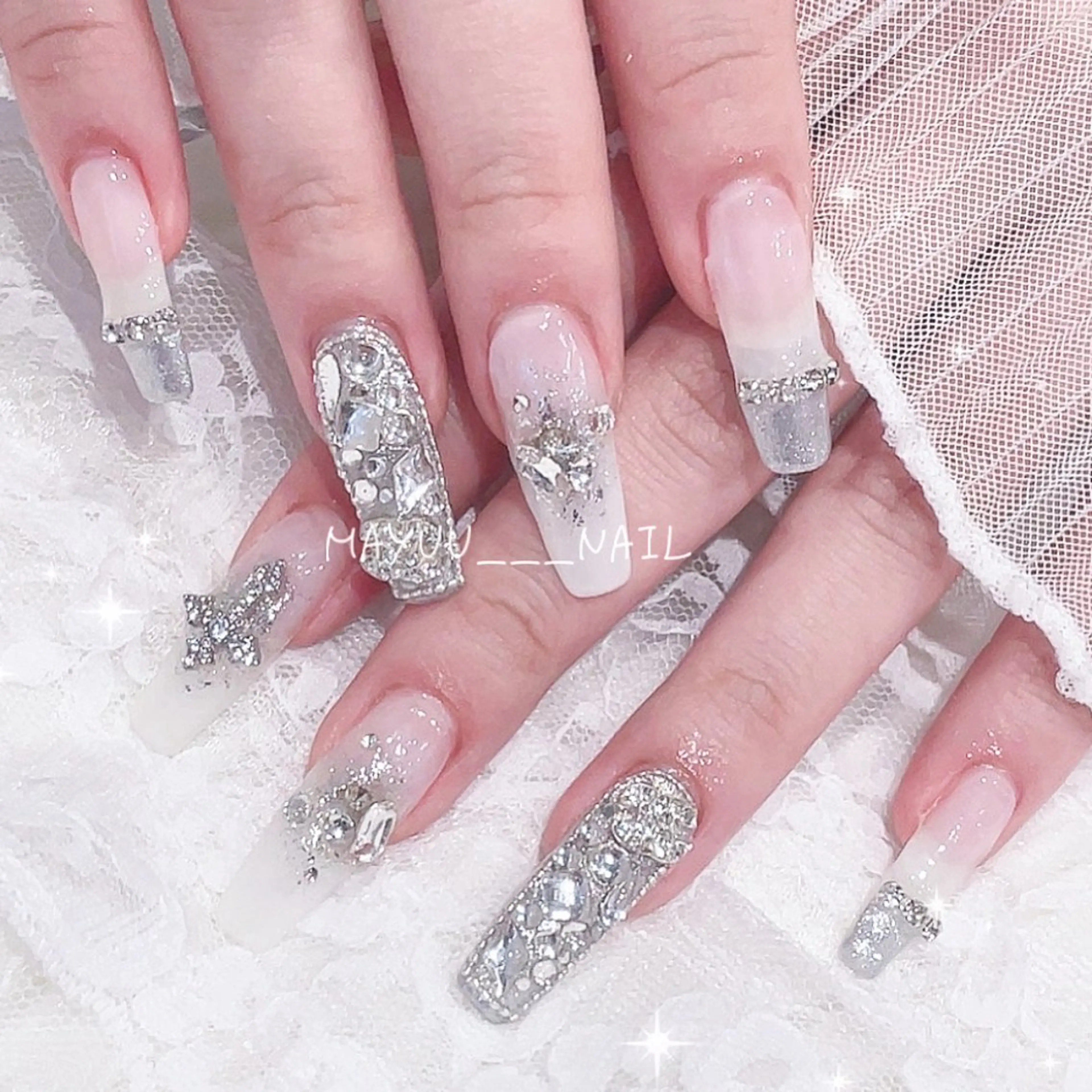 ネイル 🎀 Mayu 🎀痛ネイルのネイルデザイン