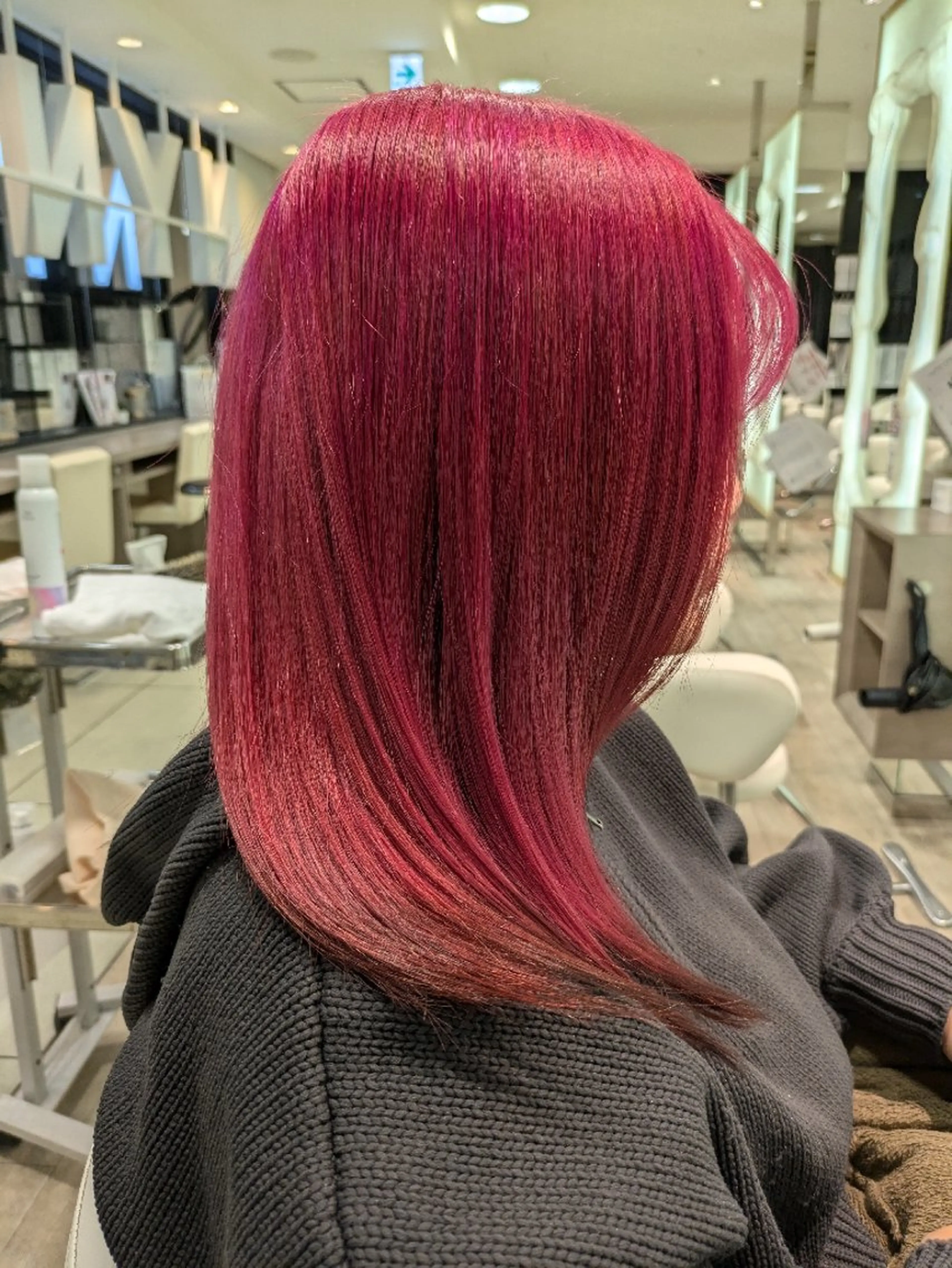 ミディアム 狐カラー ヘアカラー トリートメント 小川 健治✨のヘアスタイル