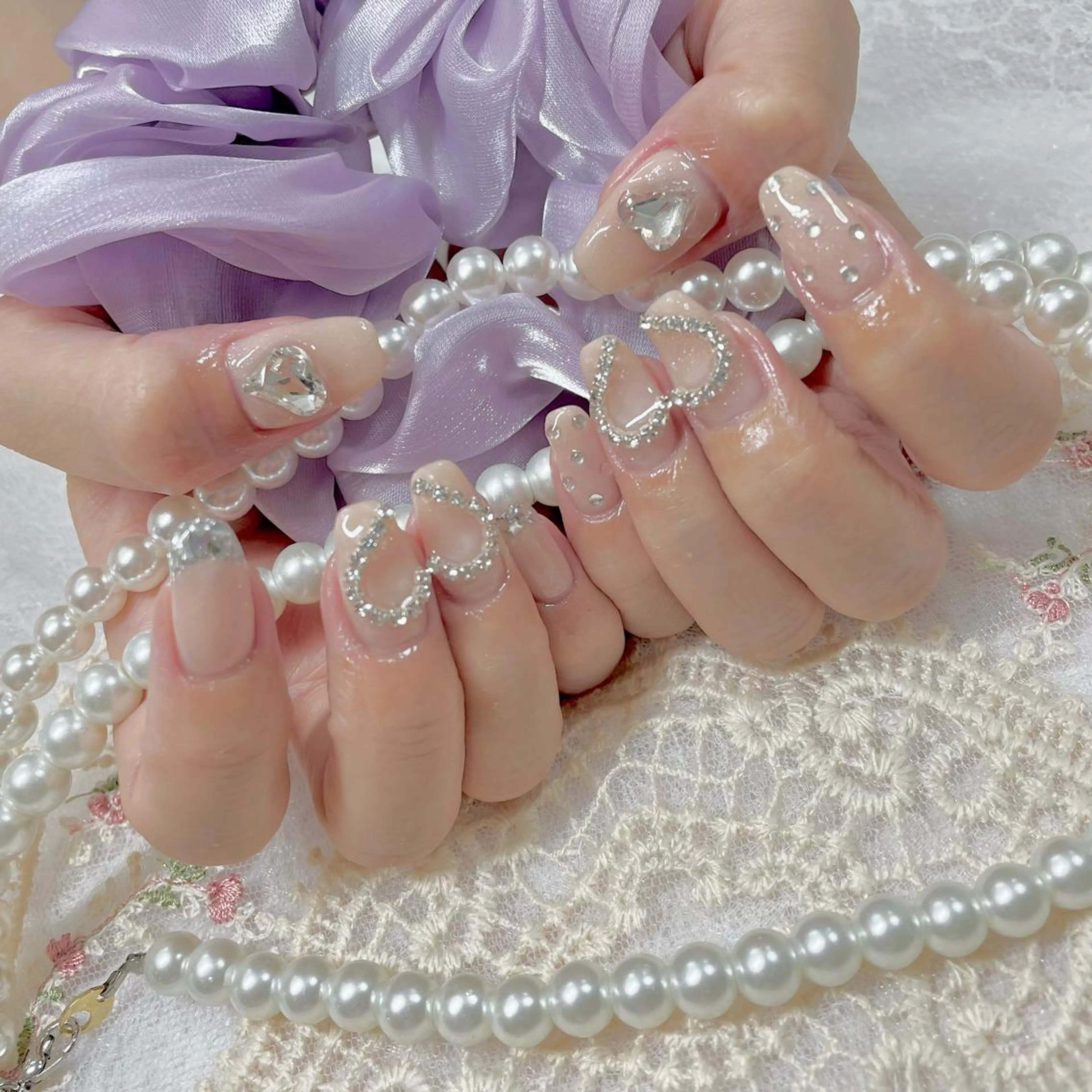 ネイル ジェルネイル ハート J terrace Nailのネイルデザイン