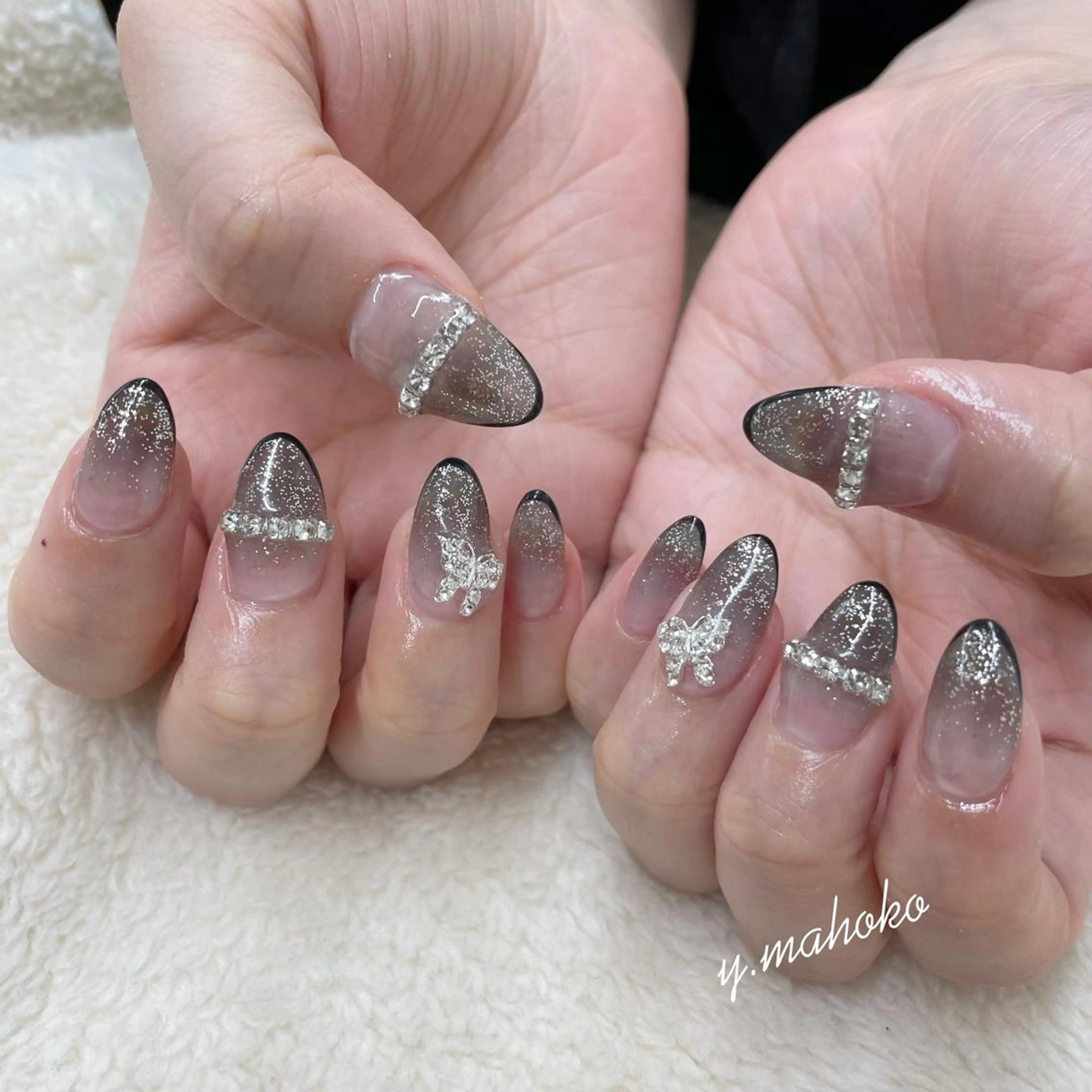 ネイル ハンドネイル She nail studio 原宿所属・パラジェル有/ スカルプ/mahoのネイルデザイン