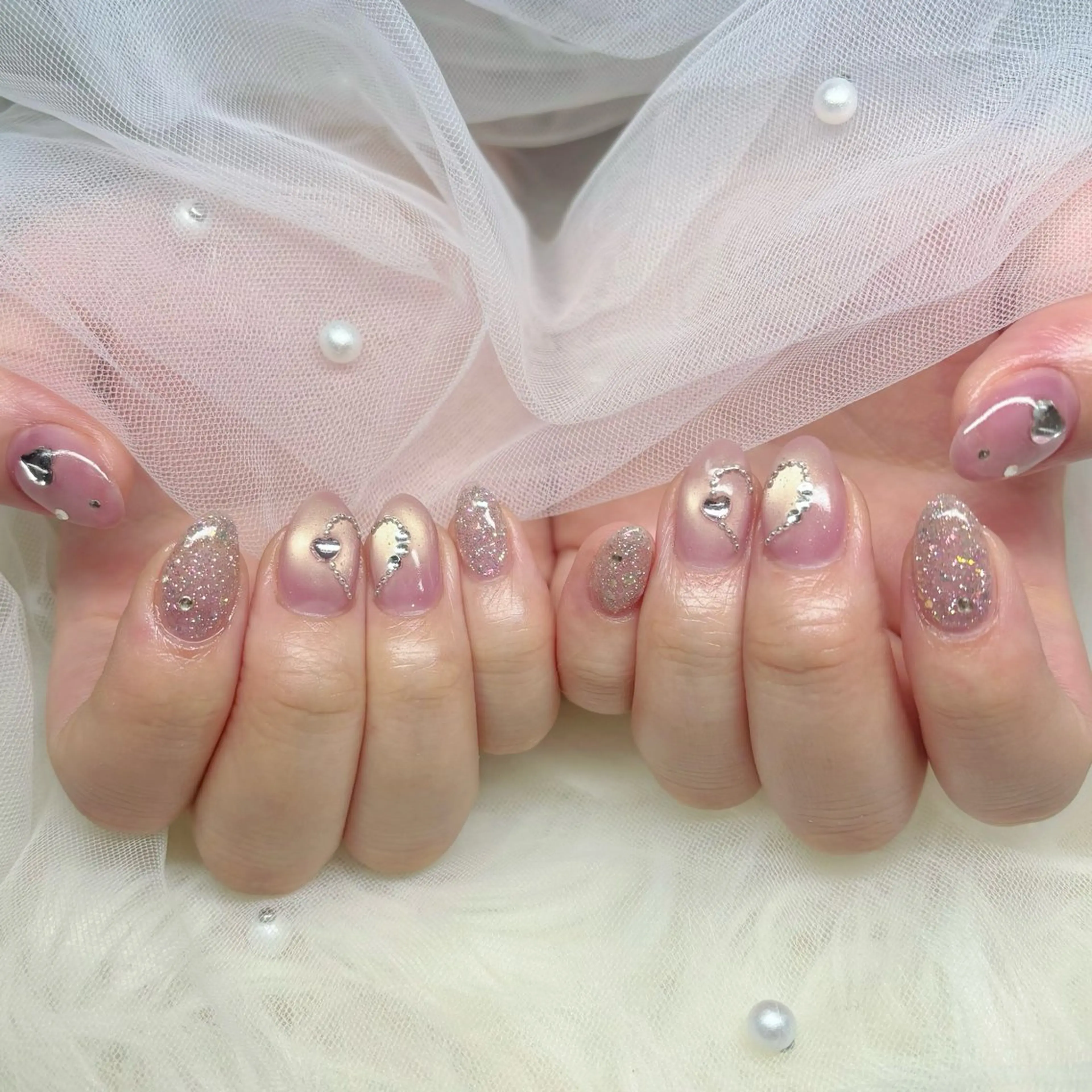 ネイル アートネイル ハンドネイル Yuna🩵 RE:N.Nailのネイルデザイン