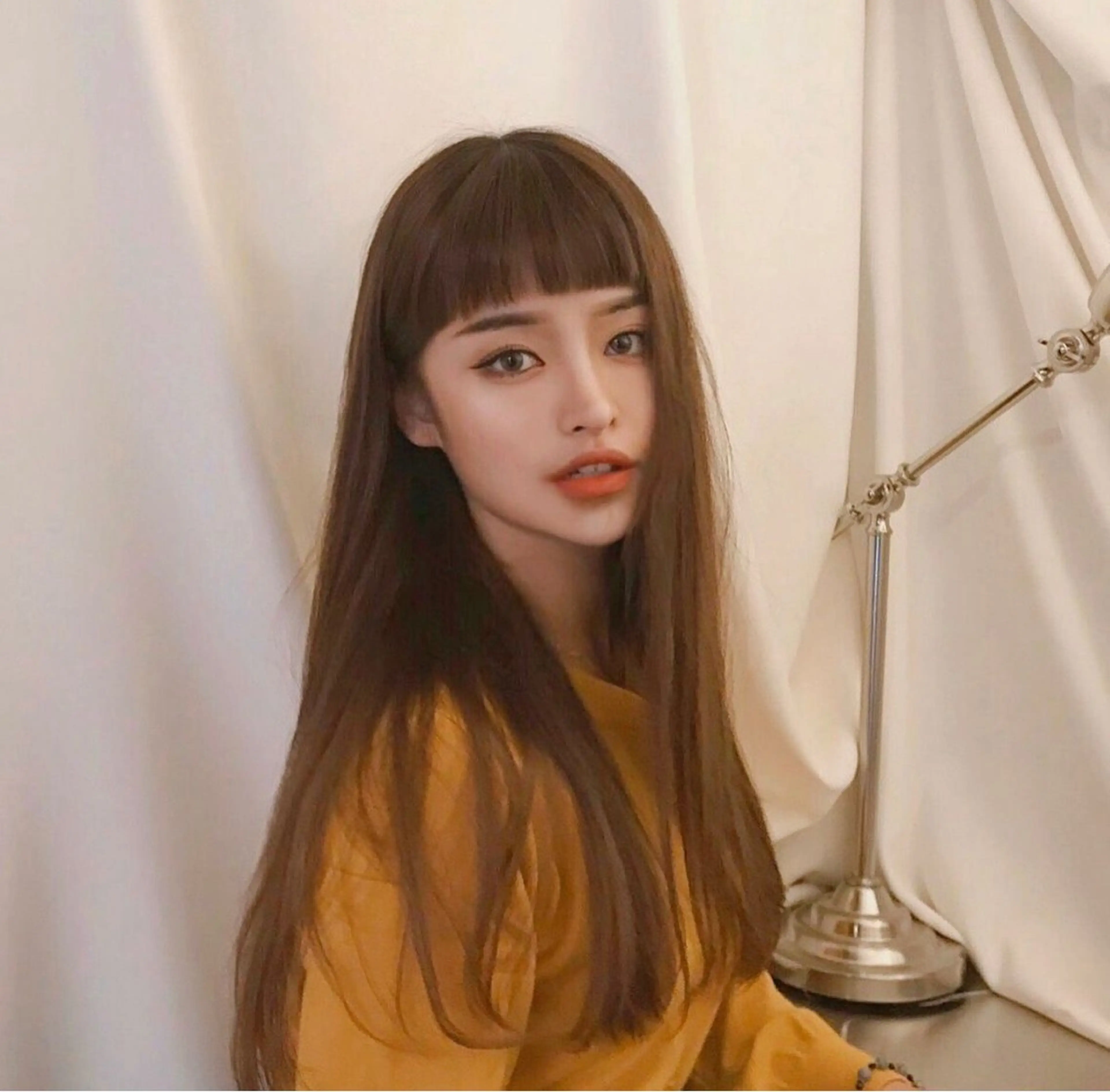 ロング カット ヘアカラー トリートメント hoNua. 栄/透明感カラーのヘアスタイル