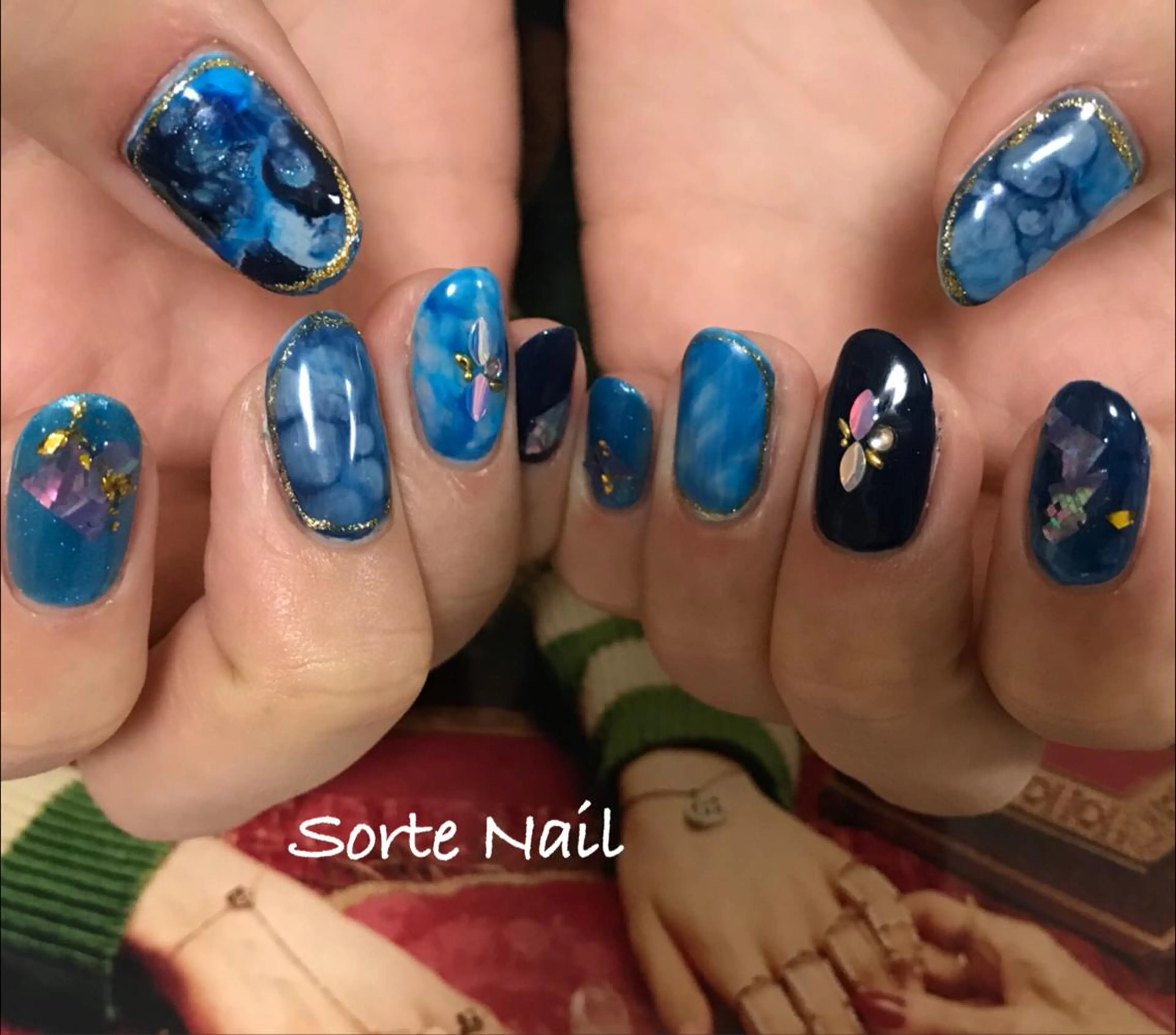 ネイル ブルー Kanal Kanaのエステ・リラクイメージ