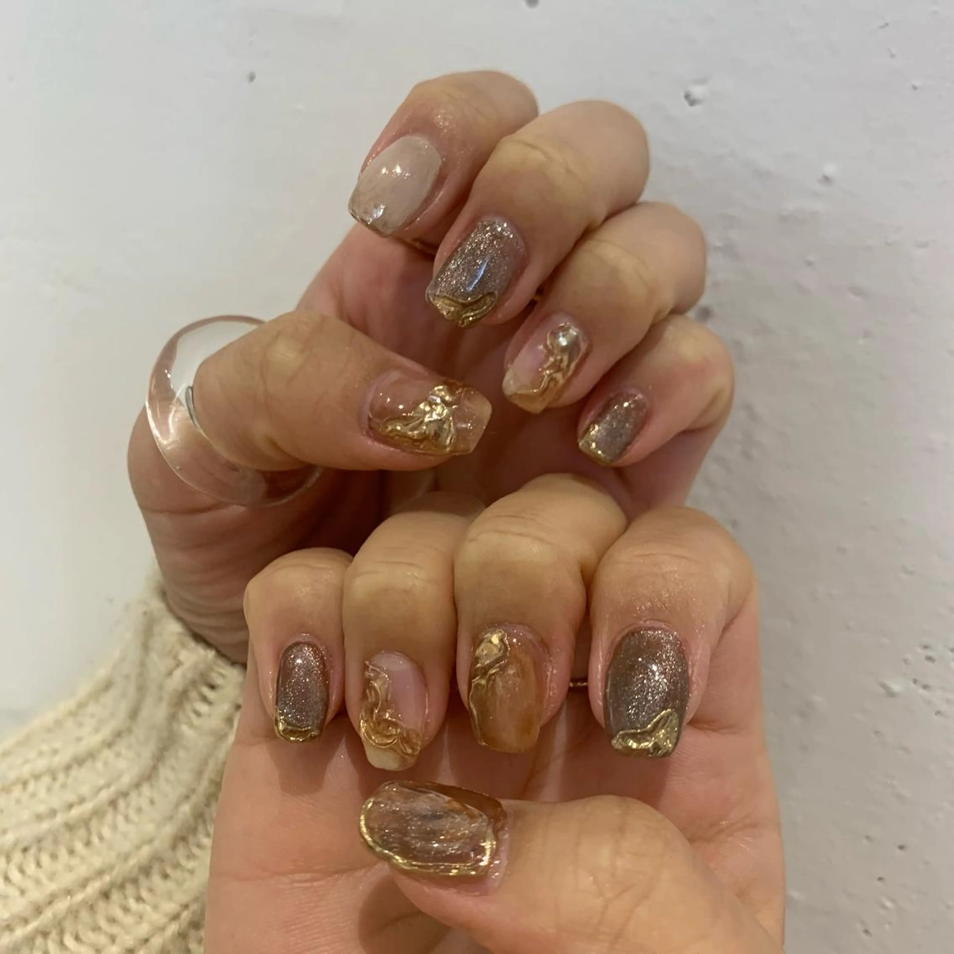 ネイル 【淡色color/ nail】maikoのネイルデザイン