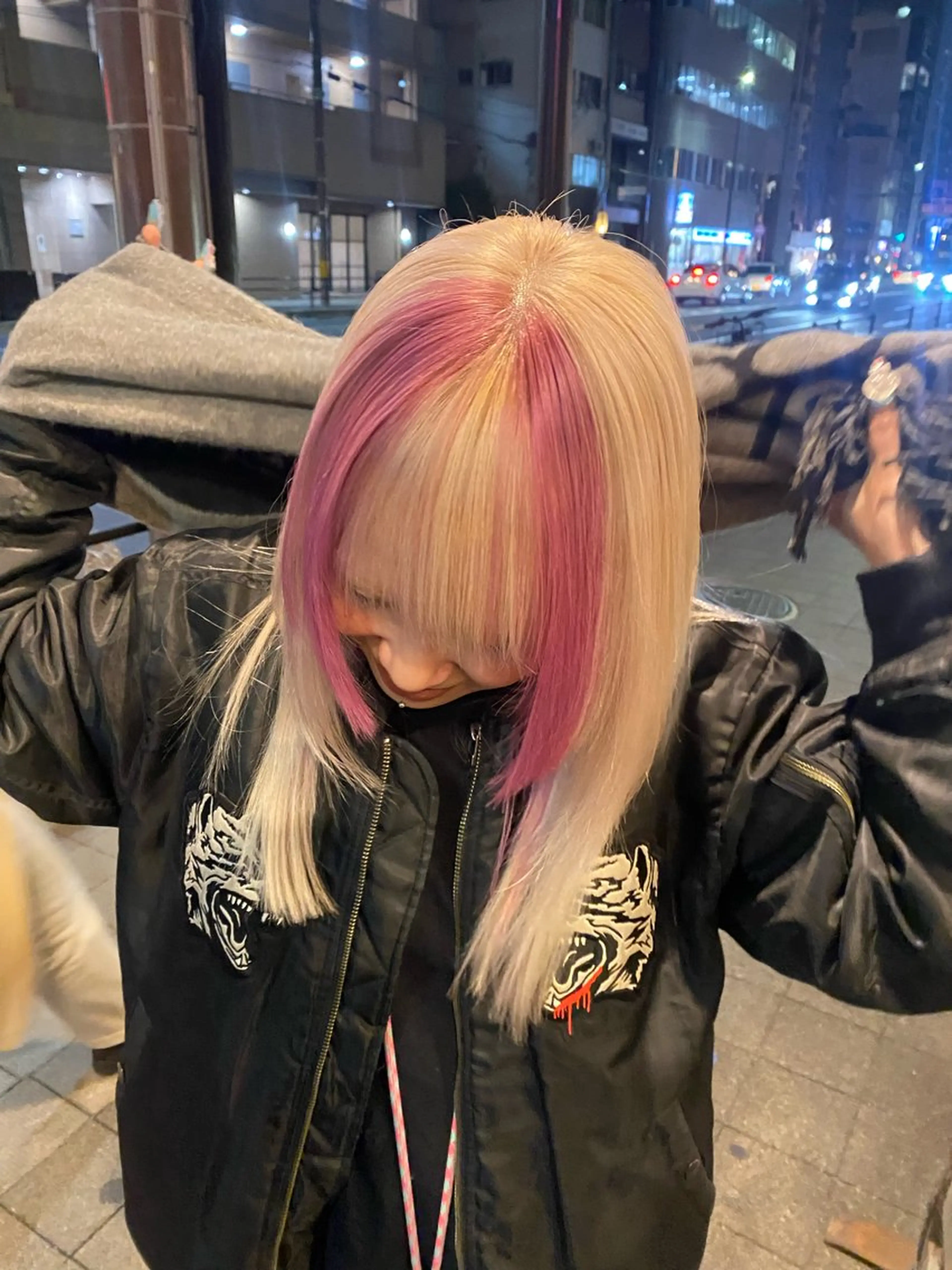 セミロング カラー カット ヘアカラー givet所属・心斎橋/デザインカラ ー/海外風/ナツミのヘアスタイル