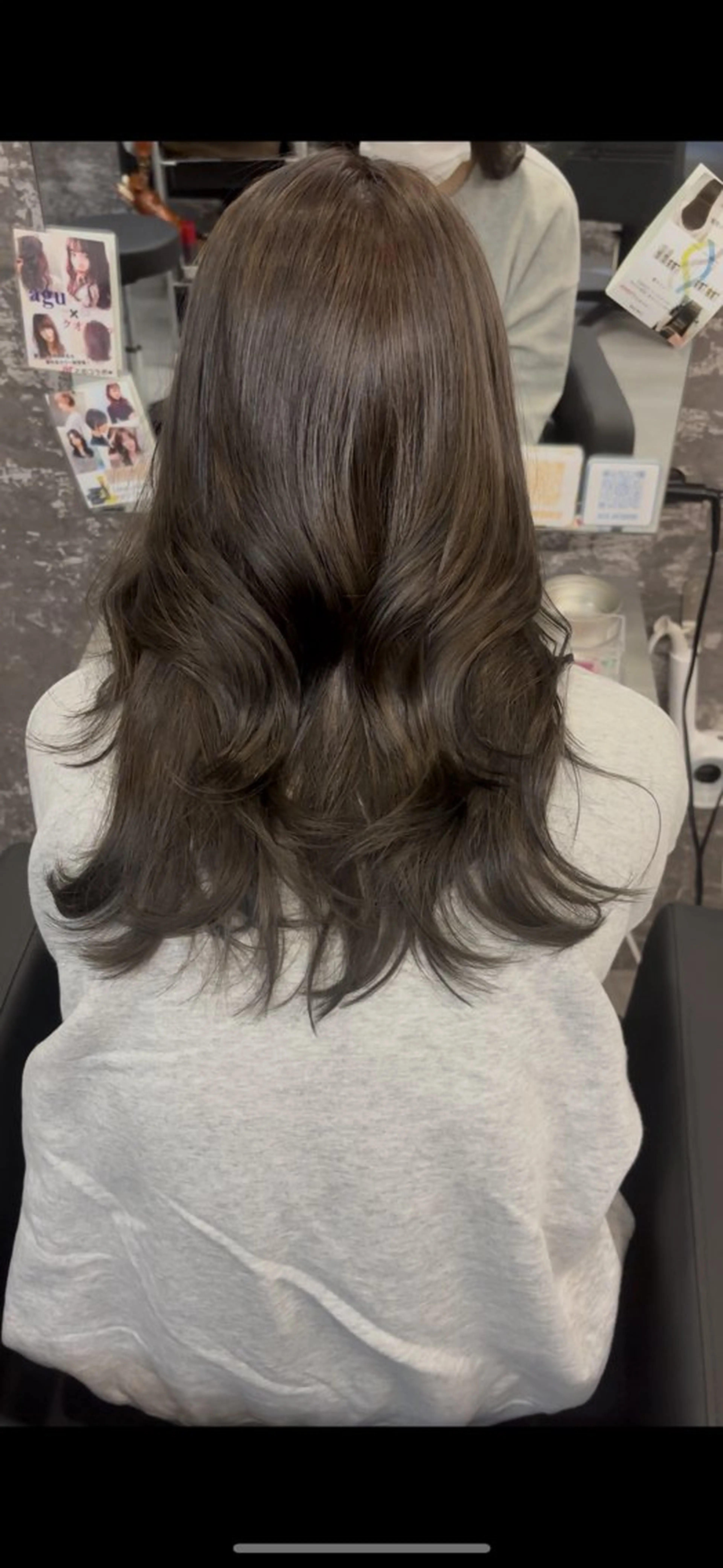 ロング アッシュ レイヤー/韓国ヘア /LILICAのヘアスタイル