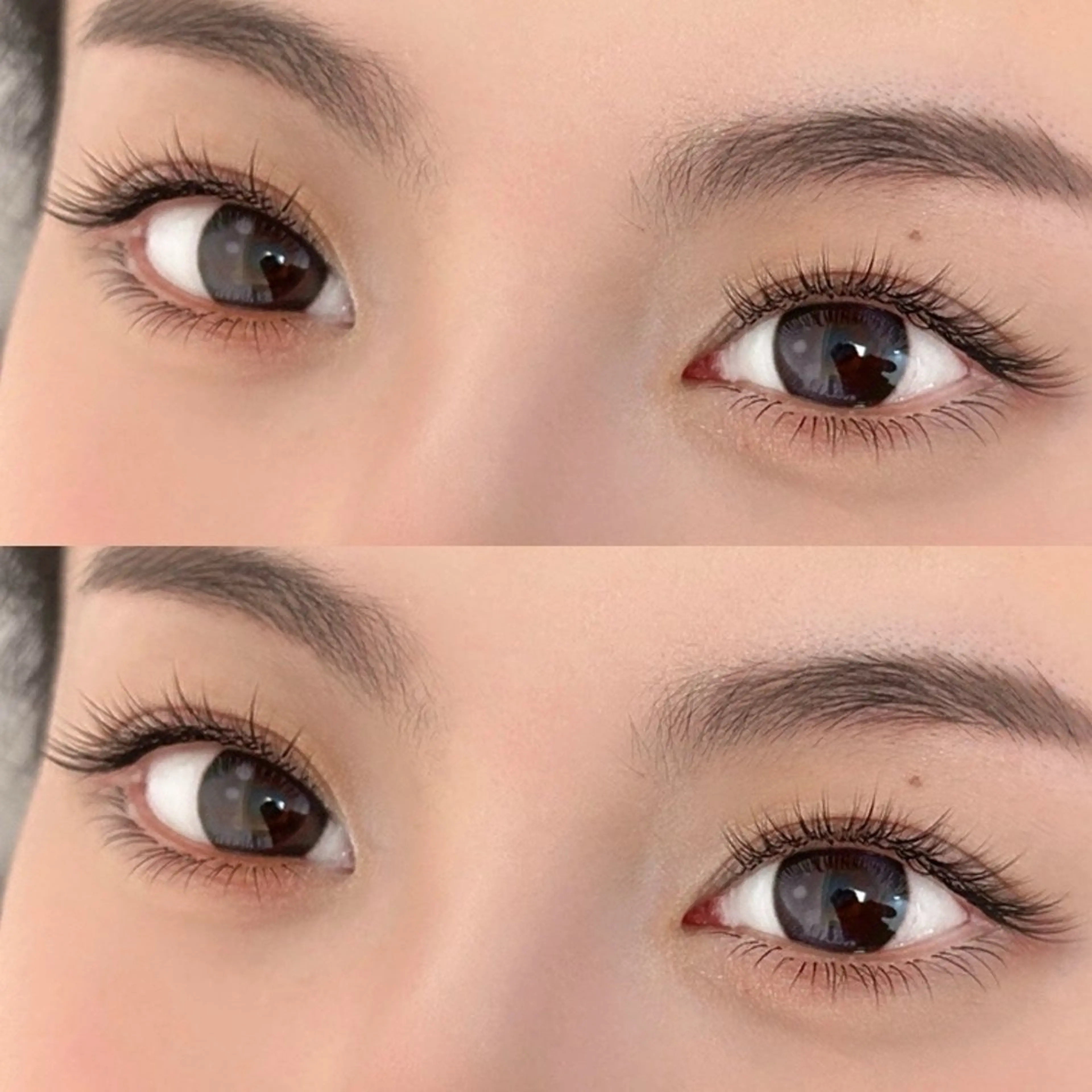 マツエク・マツパ フラットラッシュ ユミナガ ジンのマツエク・マツパデザイン