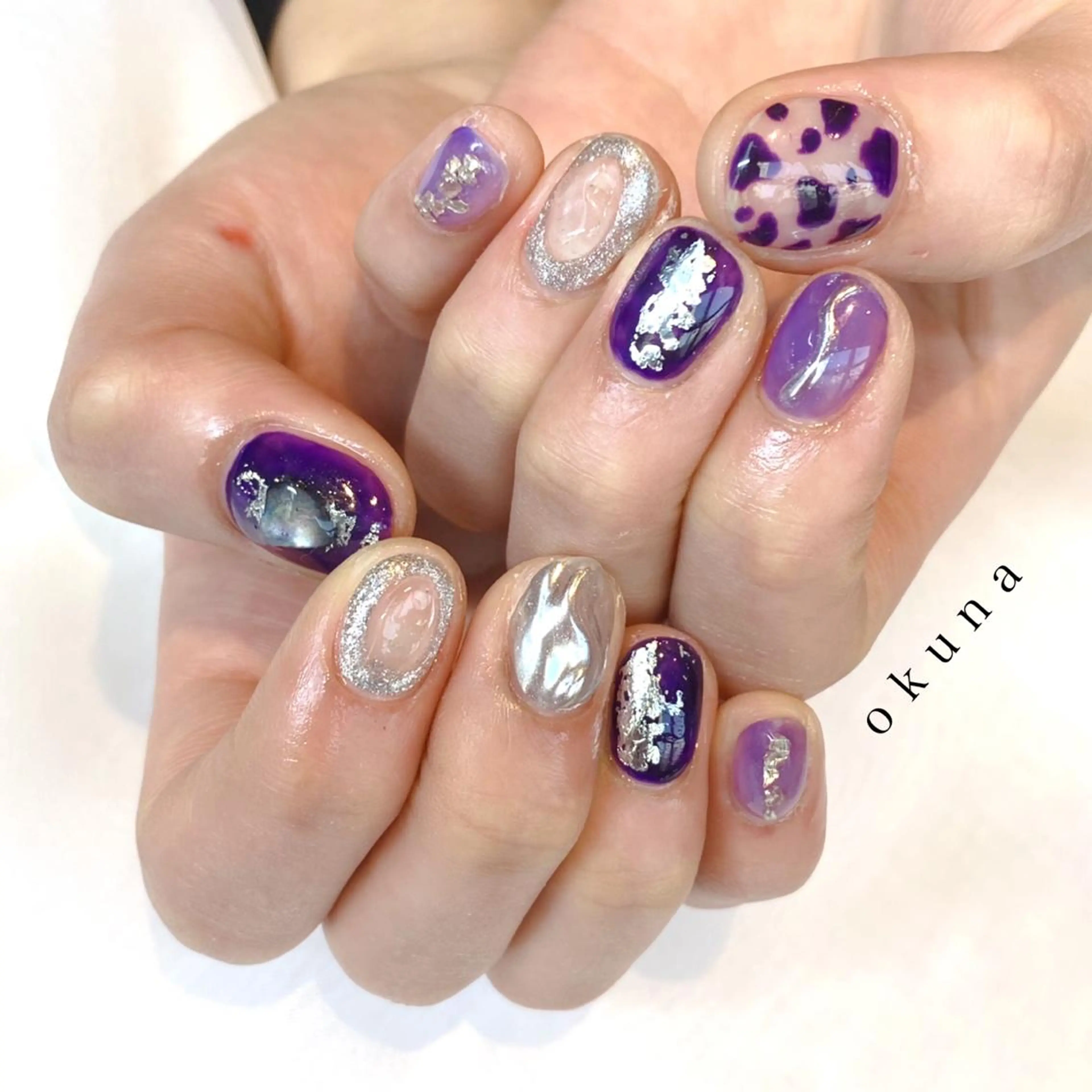 ネイル ニュアンスネイル ハンドネイル パンチャパンチャ ネイルサロンのネイルデザイン