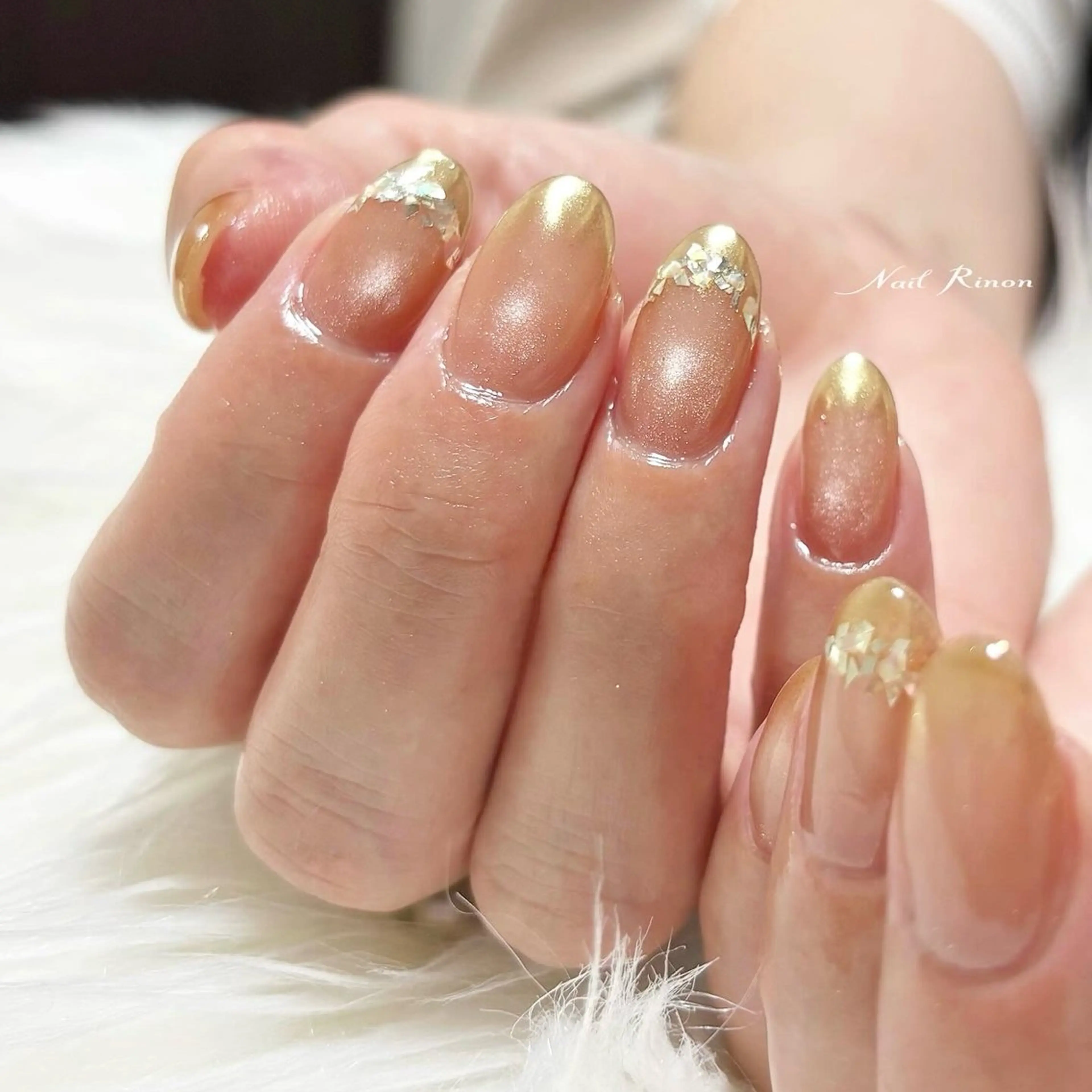 ネイル ミラーネイル ハンドネイル Nail Rinonのネイルデザイン