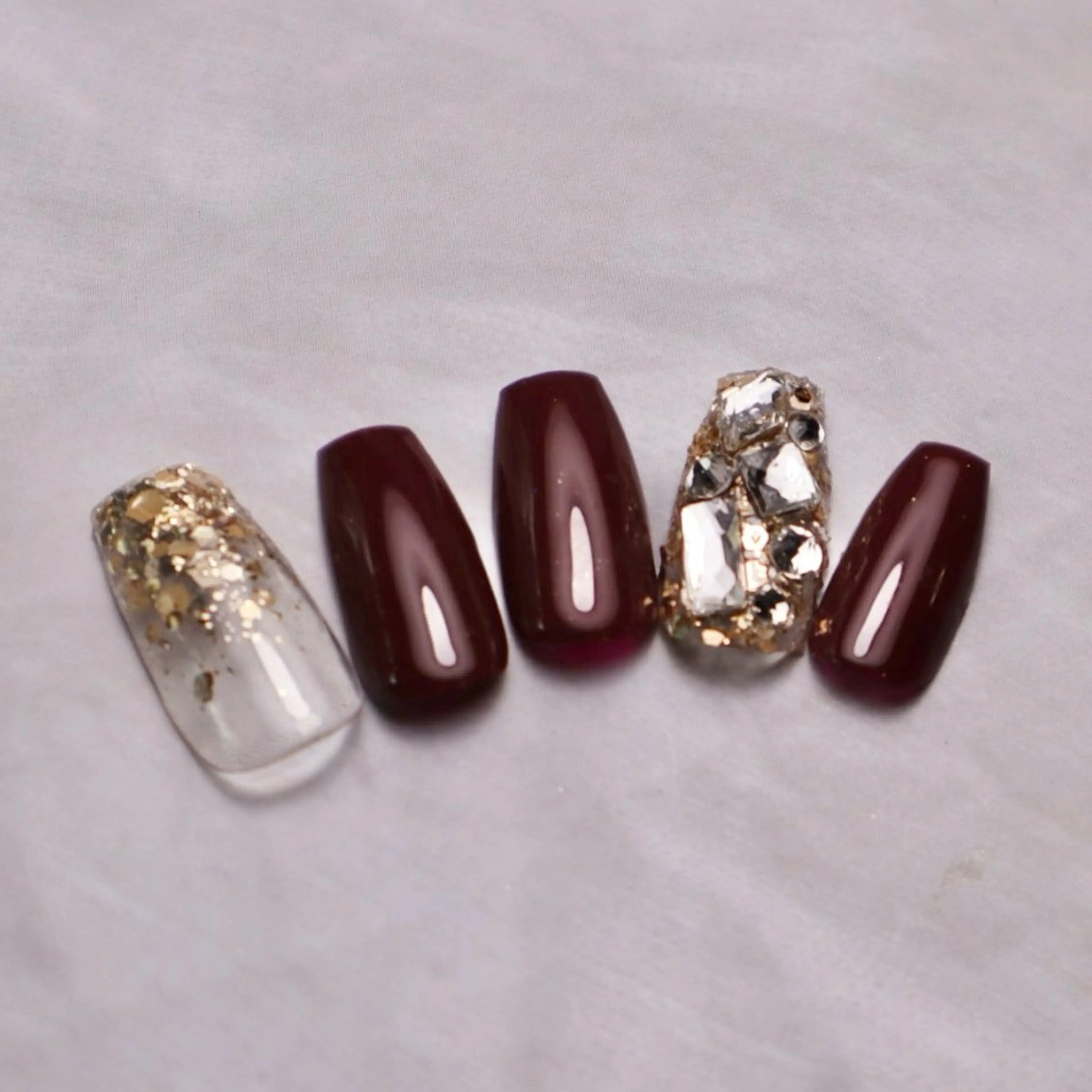 ネイル アートネイル パープル Reflection marikoのネイルデザイン