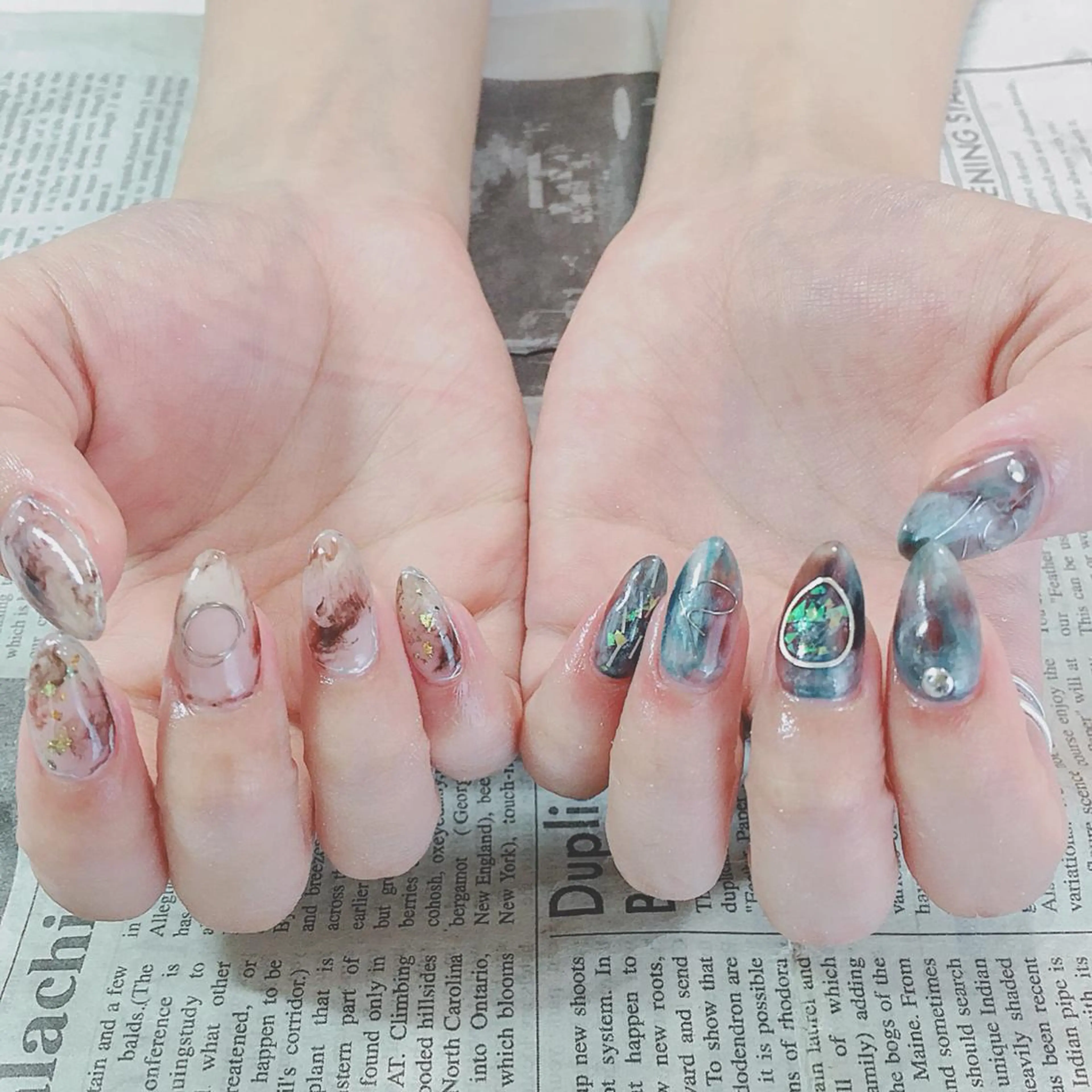 ネイル ハンドネイル ハンドケア 森山 舞のネイルデザイン