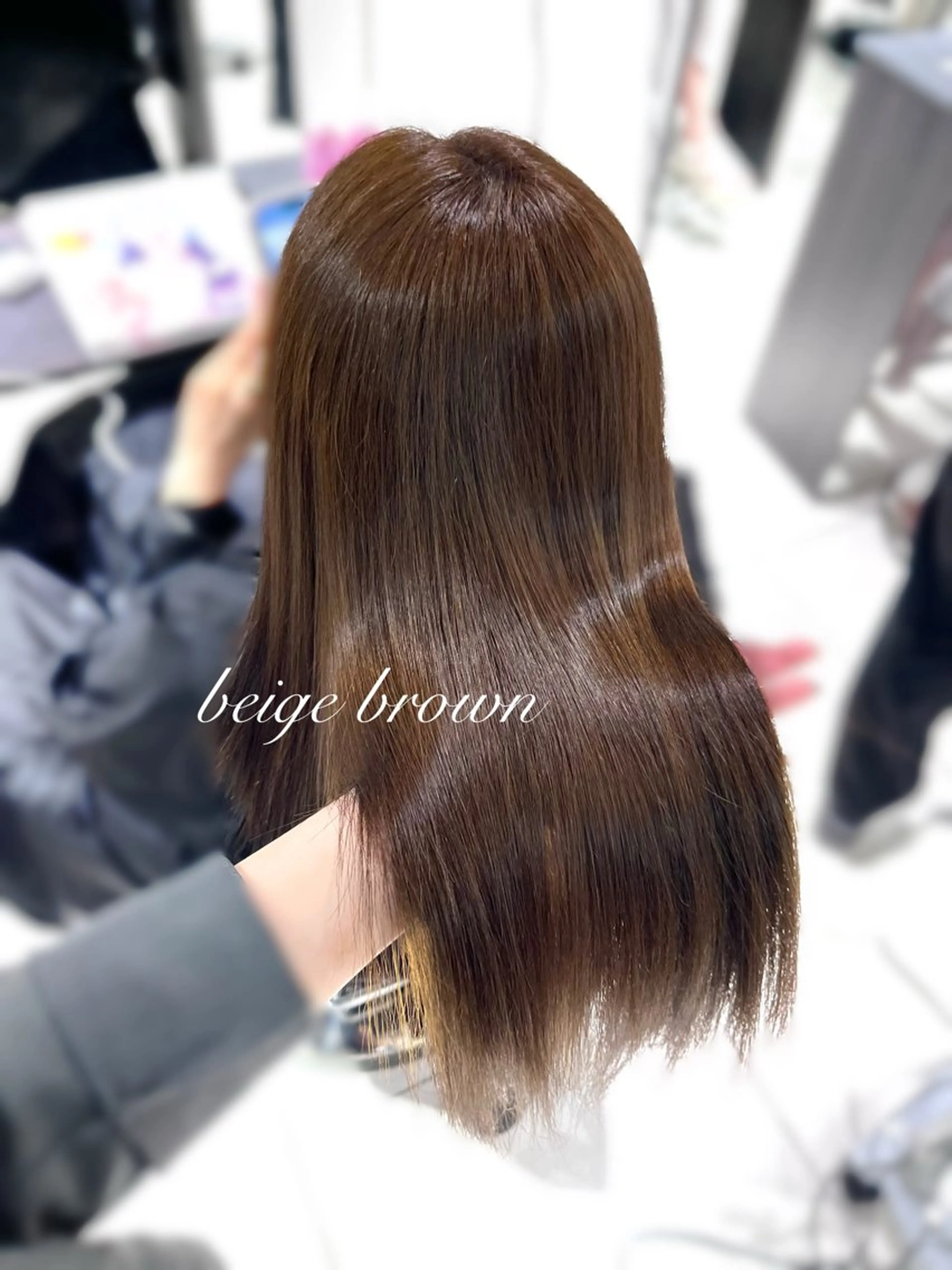 ロング カット ヘアカラー トリートメント レイヤー×艶髪🤎. 𝜗𝜚hitomiのヘアスタイル