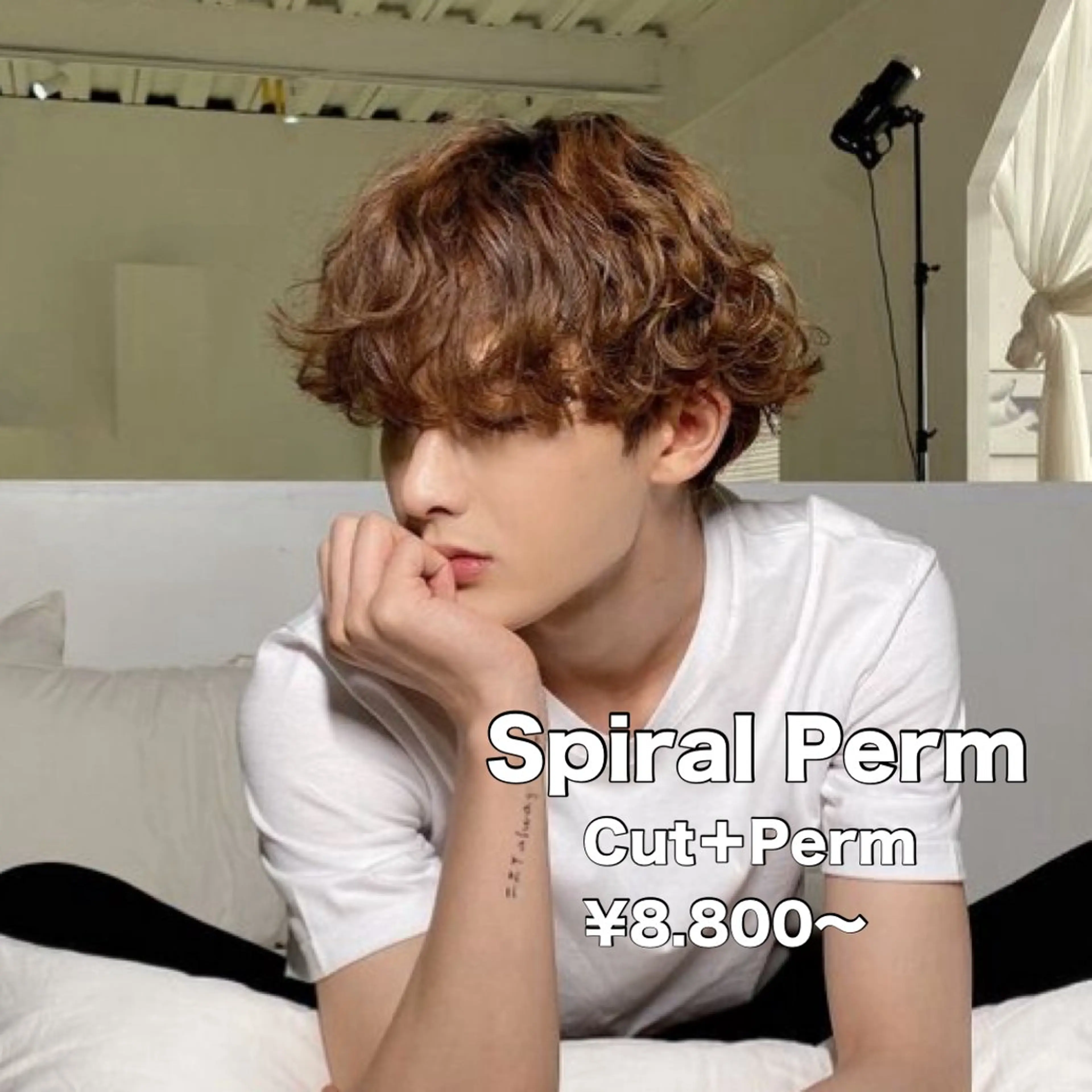 ショート パーマ メンズ 【メンズサロン】 BLUCK 横浜のヘアスタイル