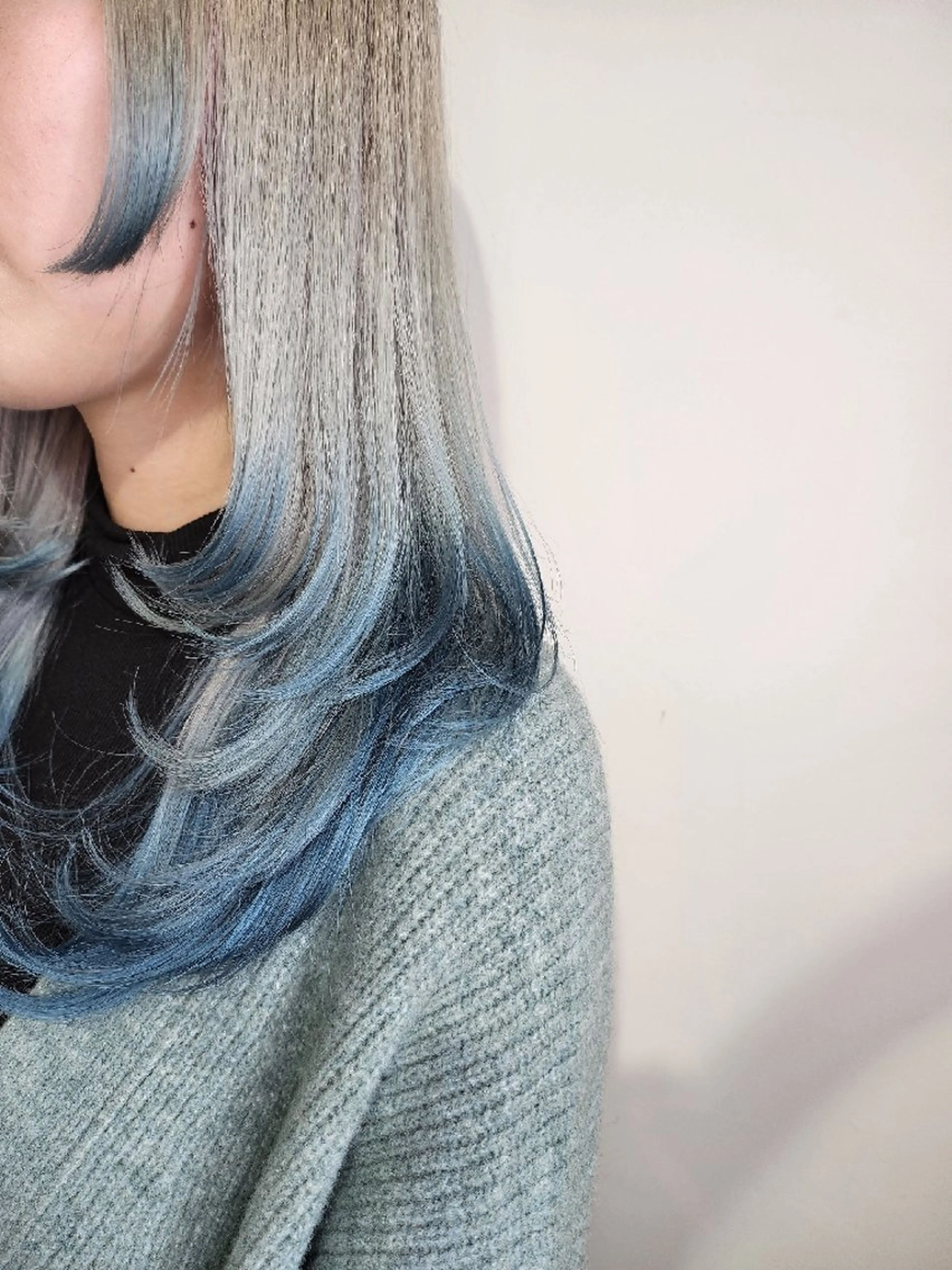 ロング カット ヘアカラー トリートメント 🇰🇷透明感×ハイ トーン🌟tomoのヘアスタイル