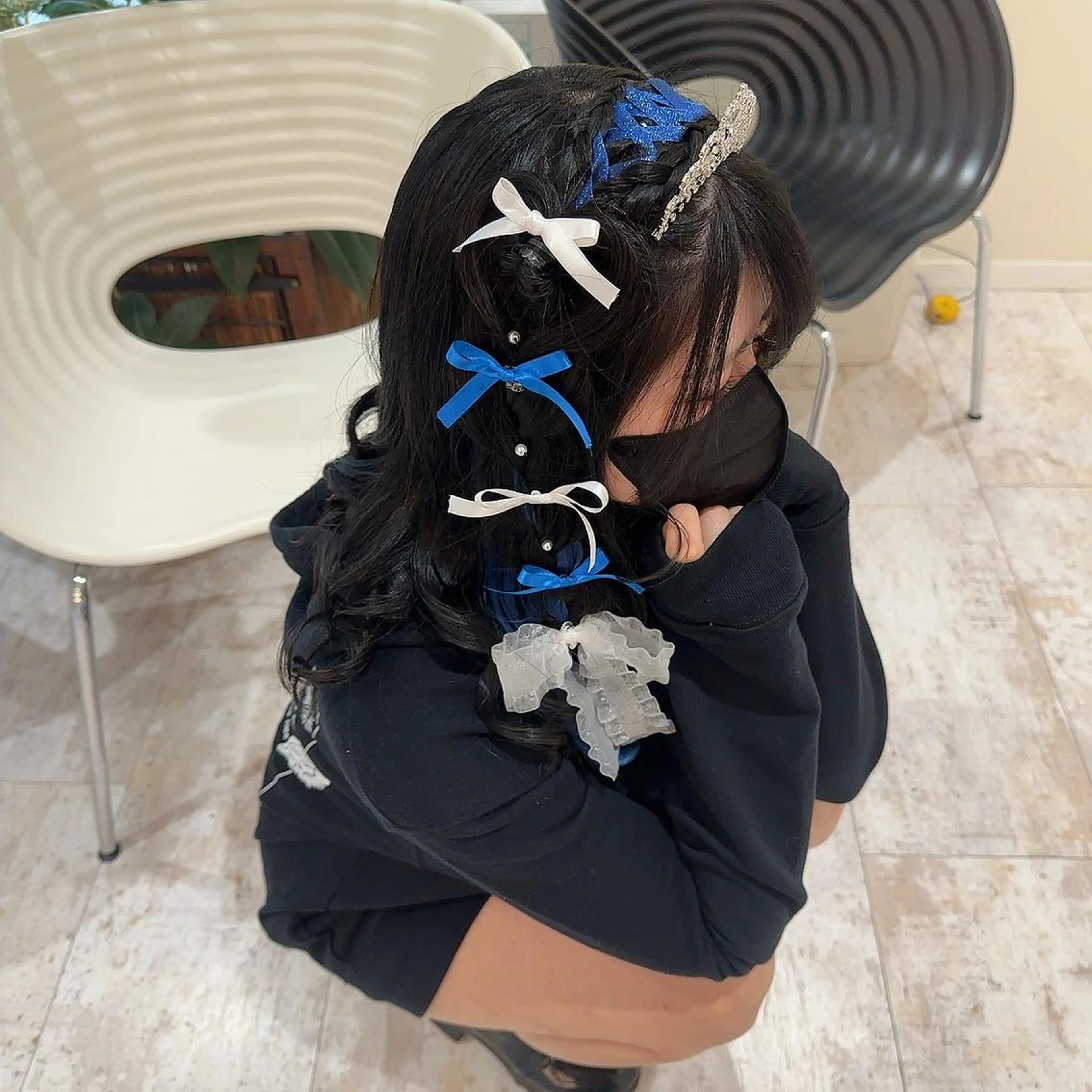 【minimo限定✨】ヘアセット🎀イベント前に🫧の写真