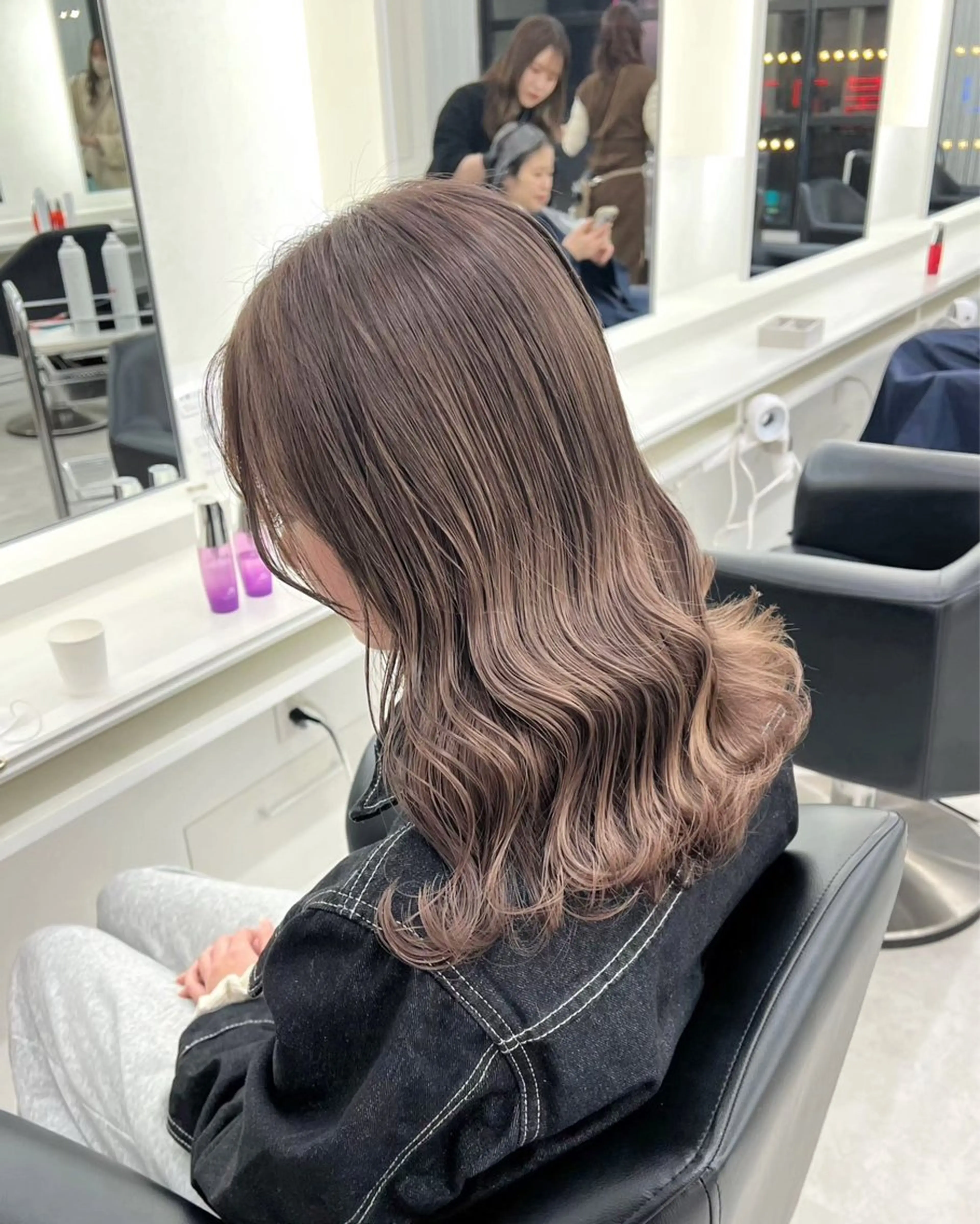 ロング カラー ヘアカラー Parve  Mix 🫧梶川虹のヘアスタイル