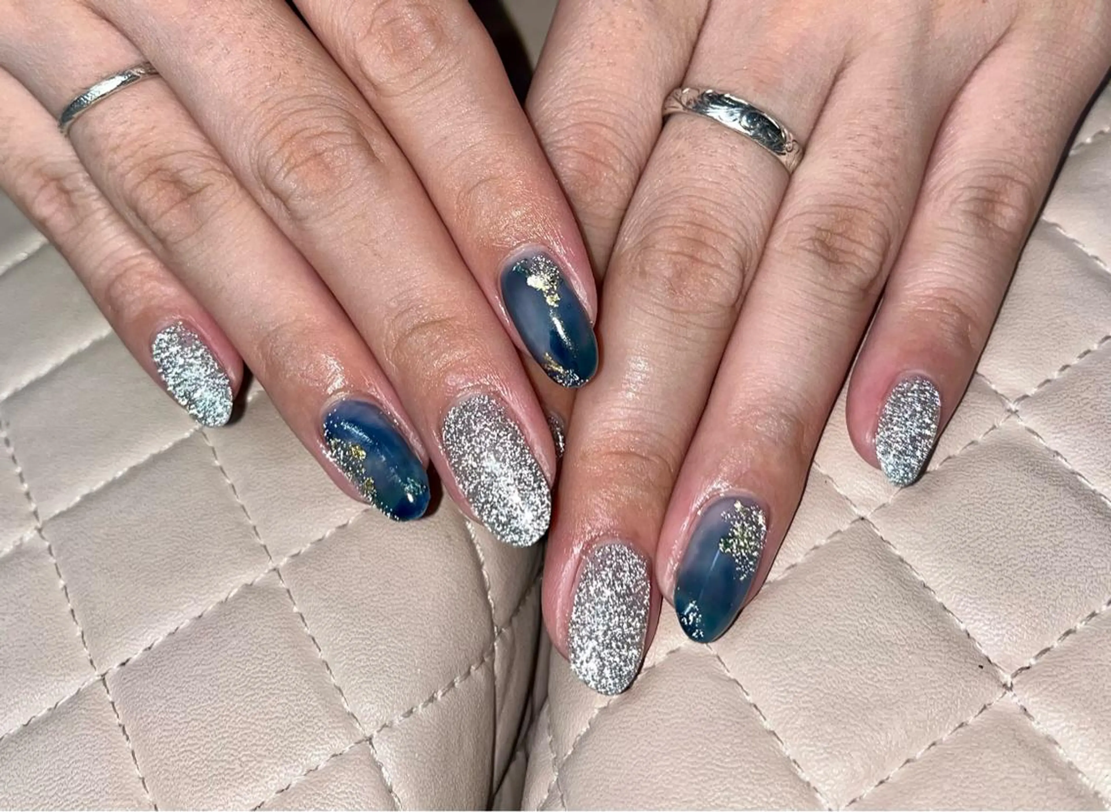 ネイル ハンドネイル goldgleams ちなのネイルデザイン