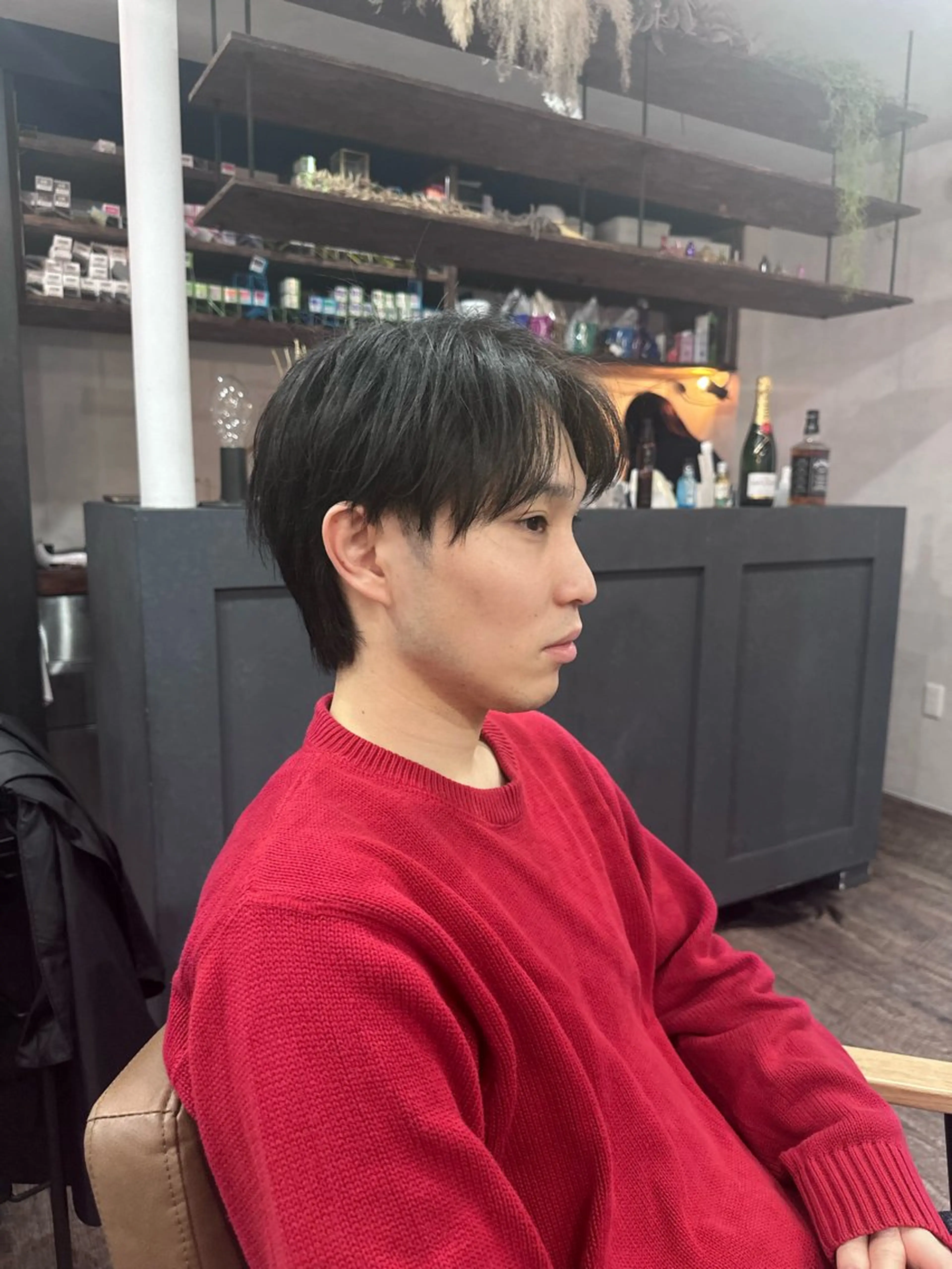 ショート メンズ ショートヘア カット ヘッドスパ t.hair垂門真吾 曲がる縮毛矯正/ボブのヘアスタイル