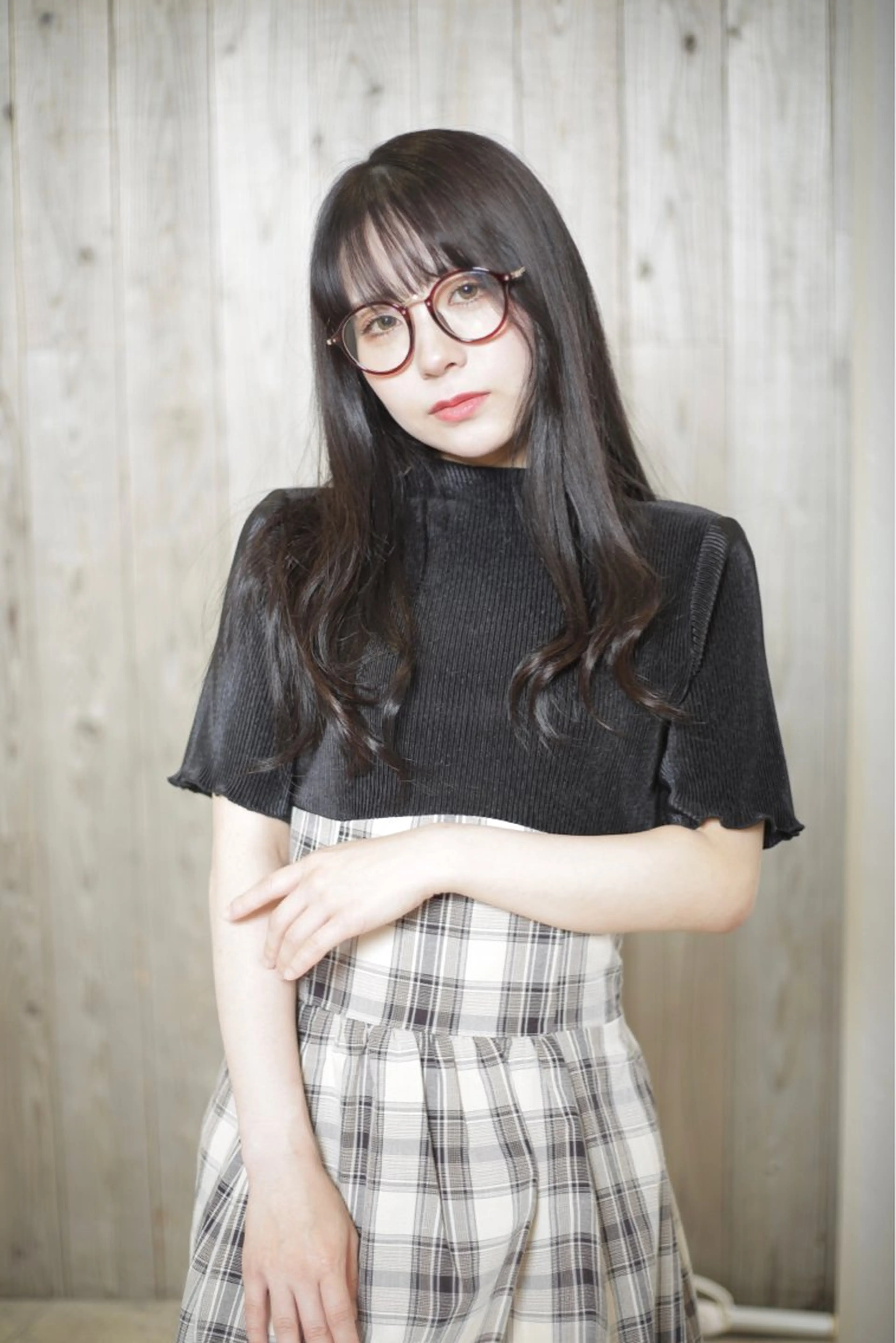 セミロング 石沢 知康のヘアスタイル