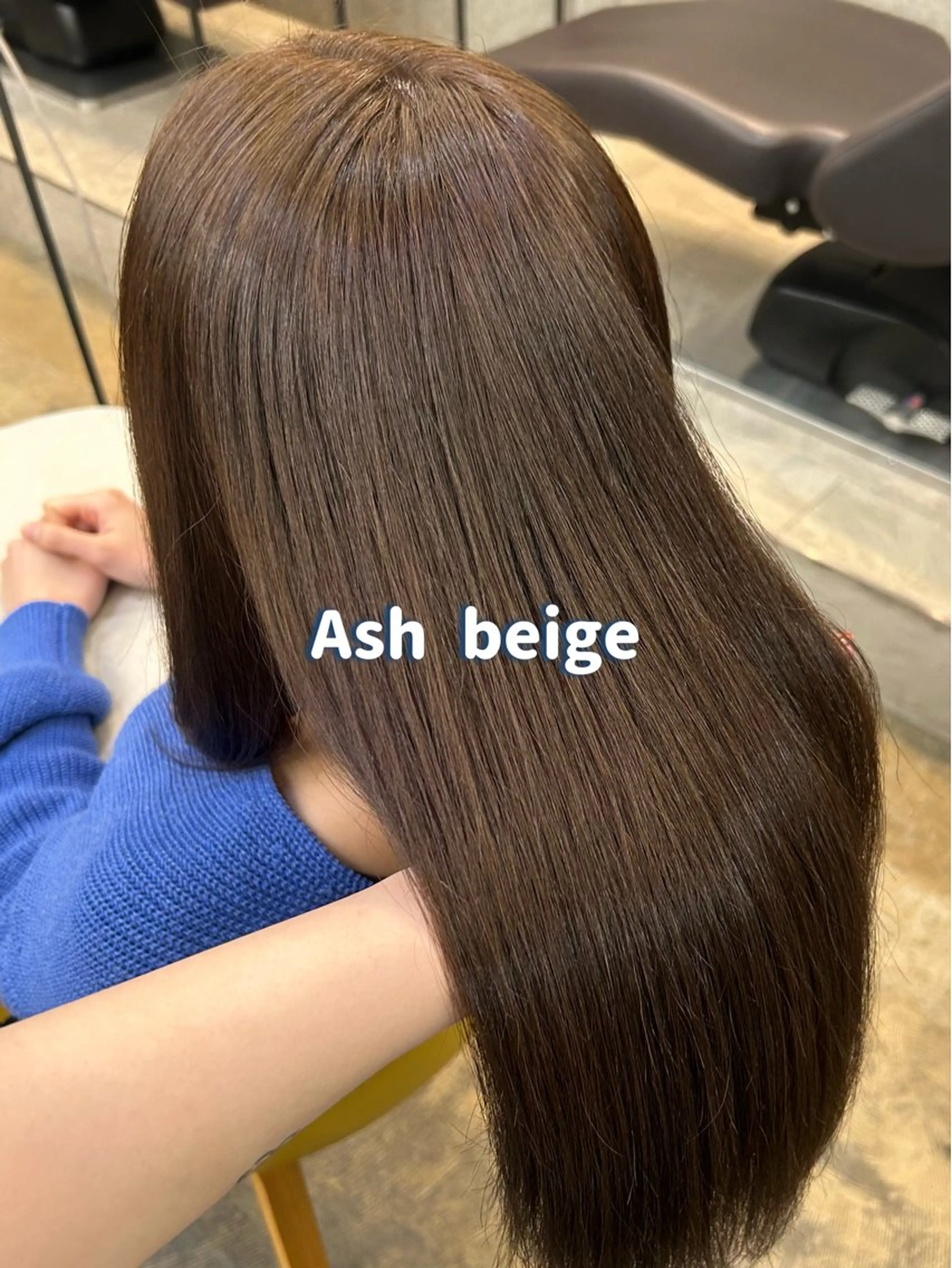 ミディアム カラー ヘアカラー ANLY.meijijingumae所属・暗髪カラー/ 透明感カラー/真菜のヘアスタイル