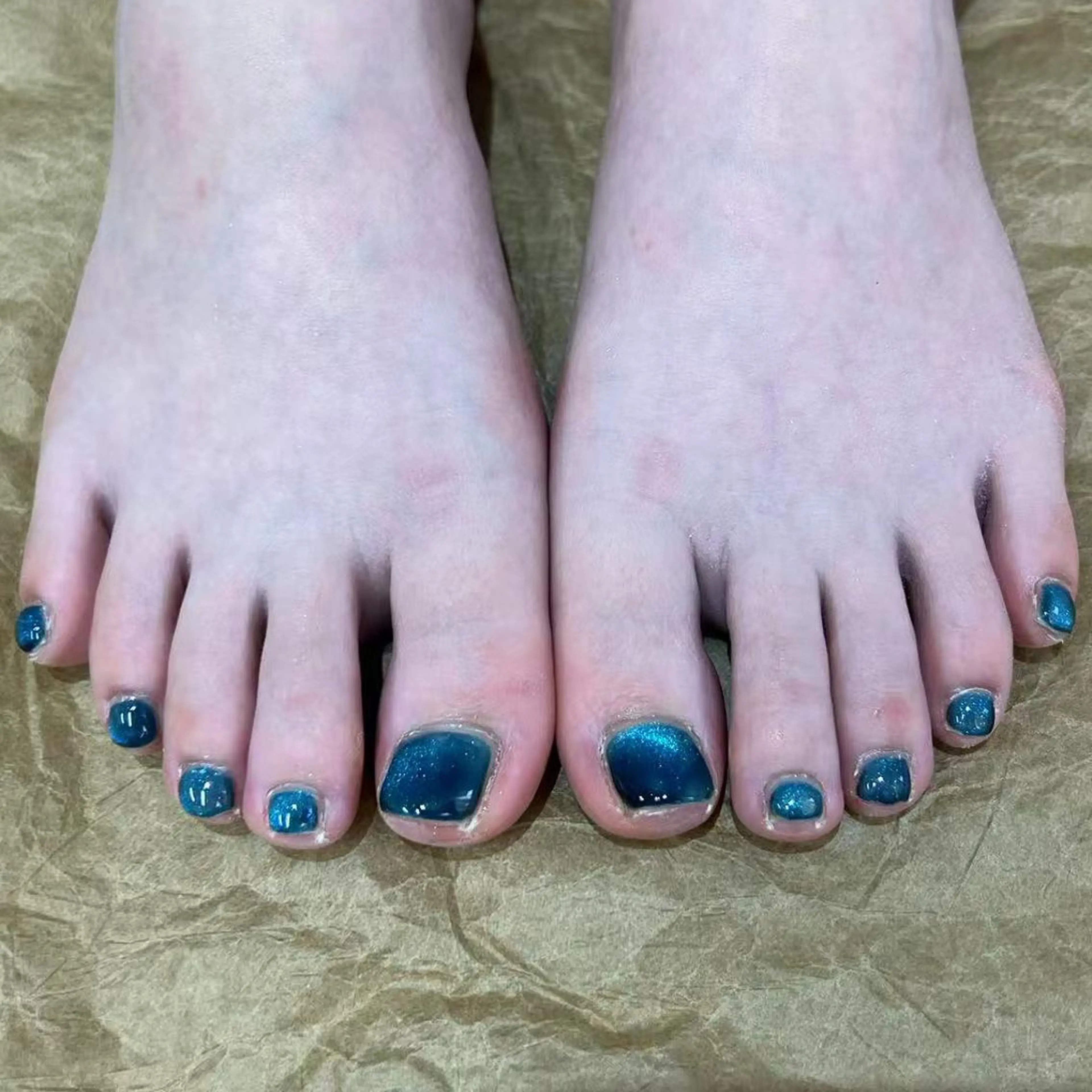 ネイル アートネイル オーロラネイル ガーリー キラキラネイル マグネットネイル フットネイル DIAMOND 💦のネイルデザイン