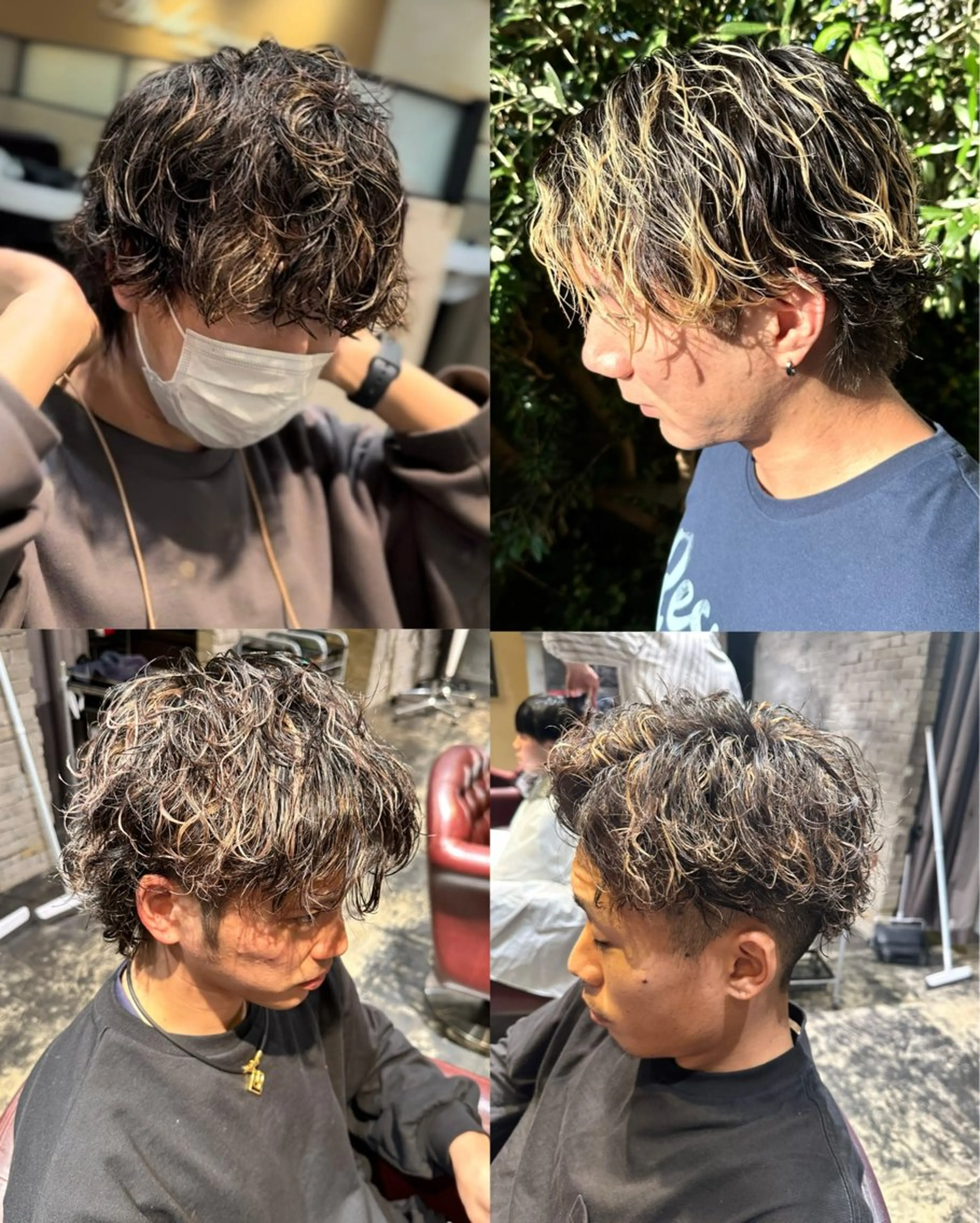 メンズ メンズパーマ 山口稜太 メンズ/波巻きパーマのヘアスタイル