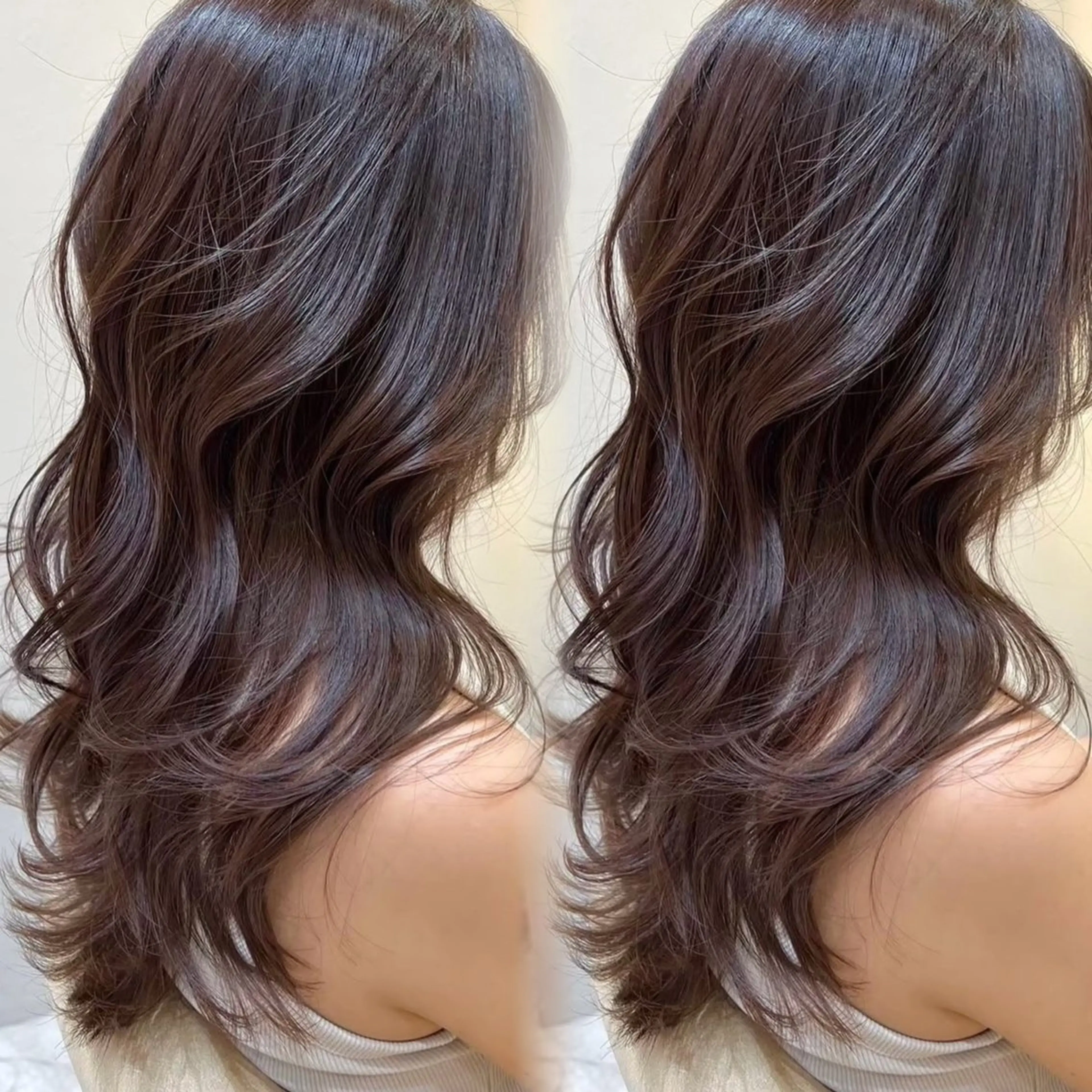 カラー 松沢州途/レイヤー/ 透明感カラーのヘアスタイル