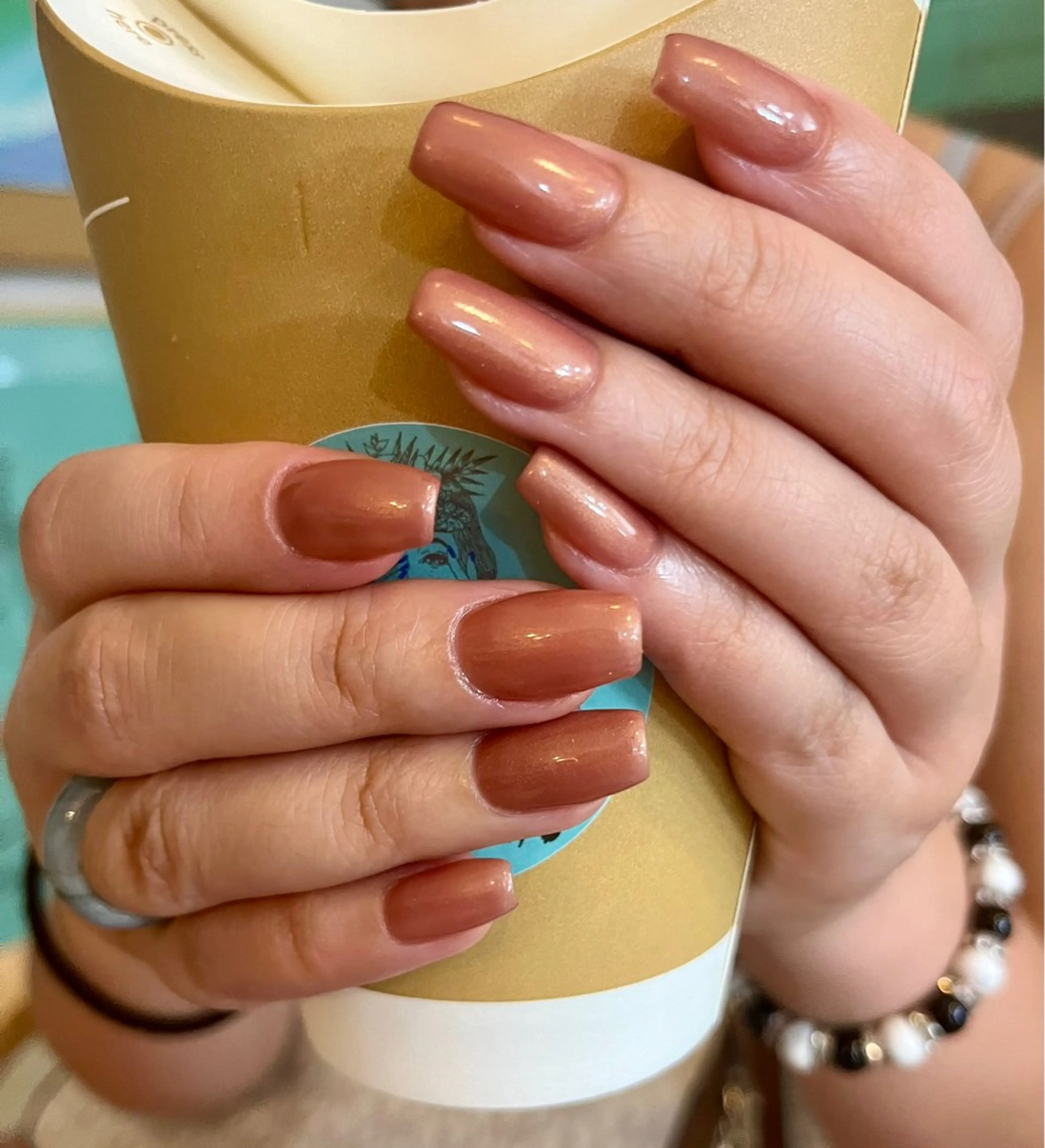 【Hand】ワンカラーorグラデーション/オフありの写真