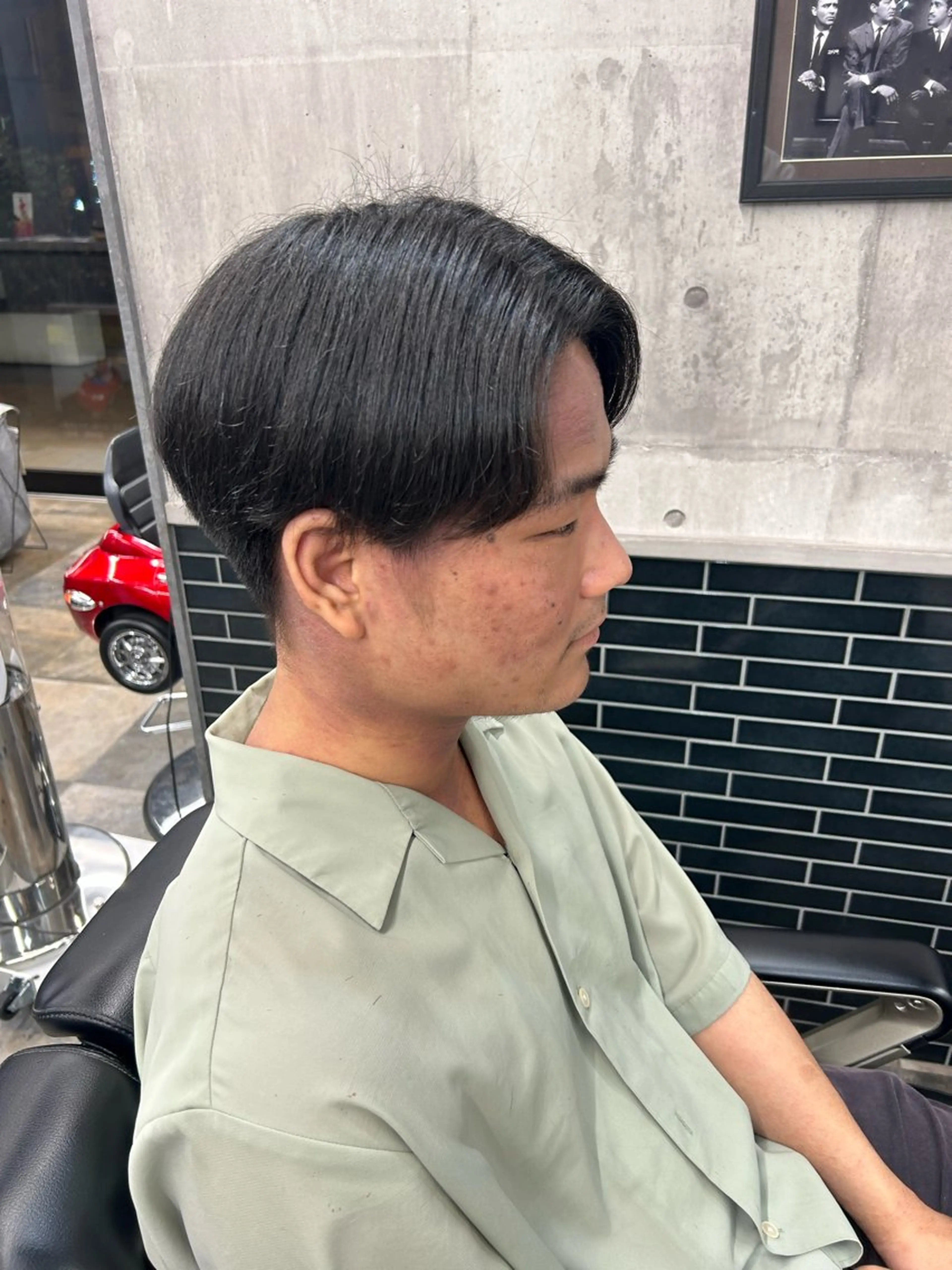 メンズ センターパート Smile hair所属・カットモデル募集⭐️ よしかいのヘアスタイル