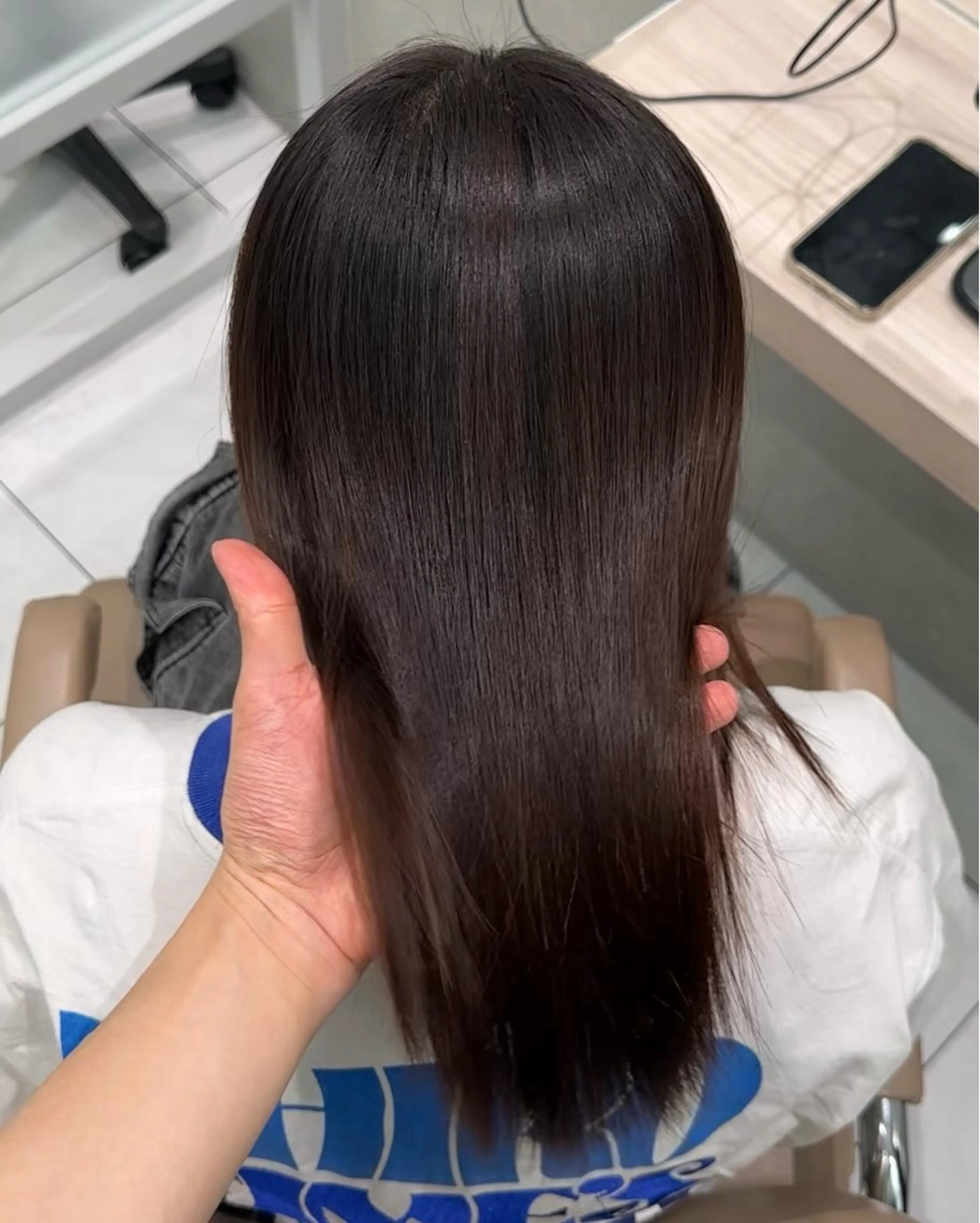 ミディアム 縮毛矯正 🫧髪質改善🫧 マツモトのヘアスタイル