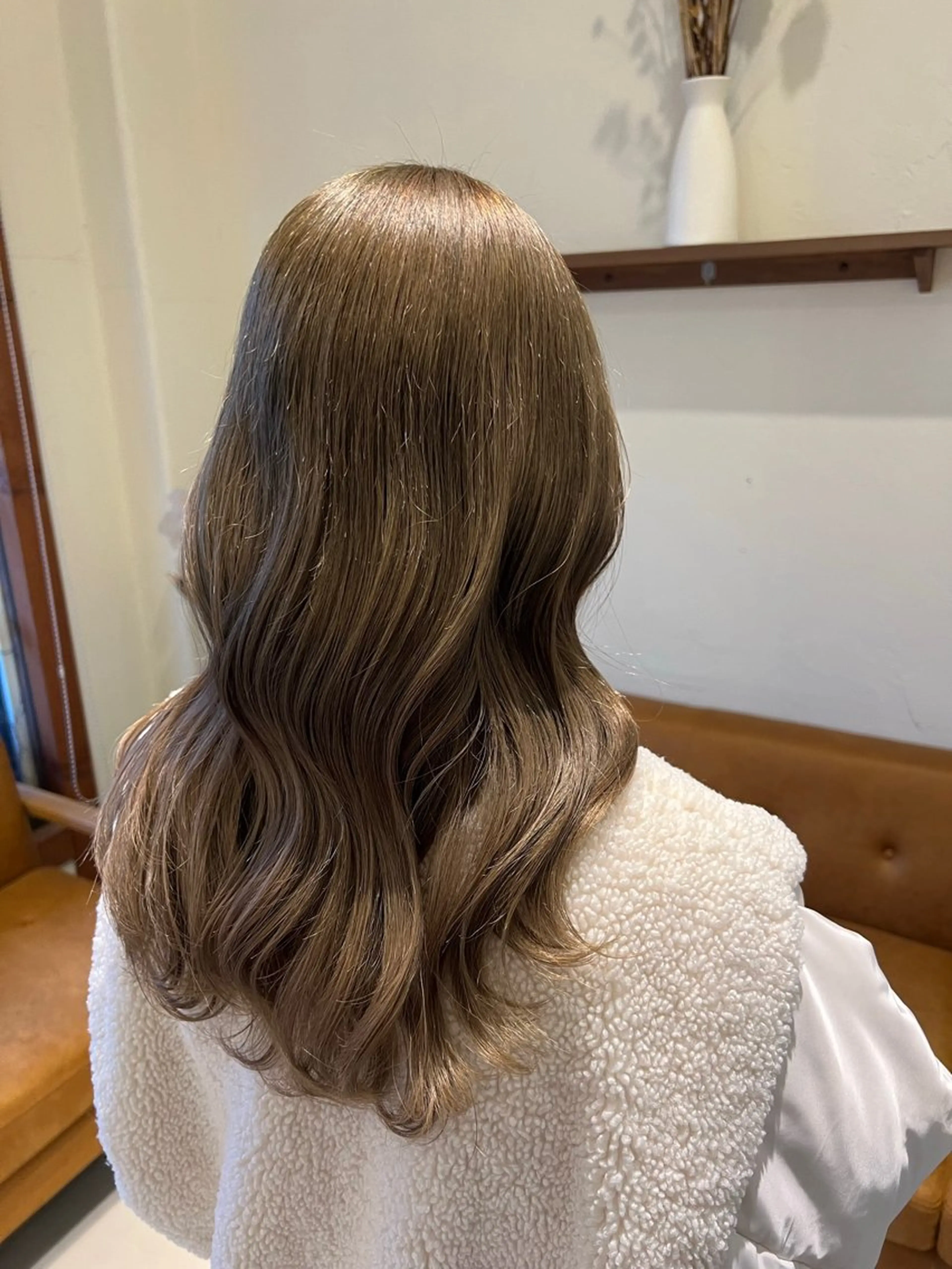 ミディアム ヘアカラー トリートメント 中村未夢🤍ブリーチ なしダブルカラー🤍のヘアスタイル