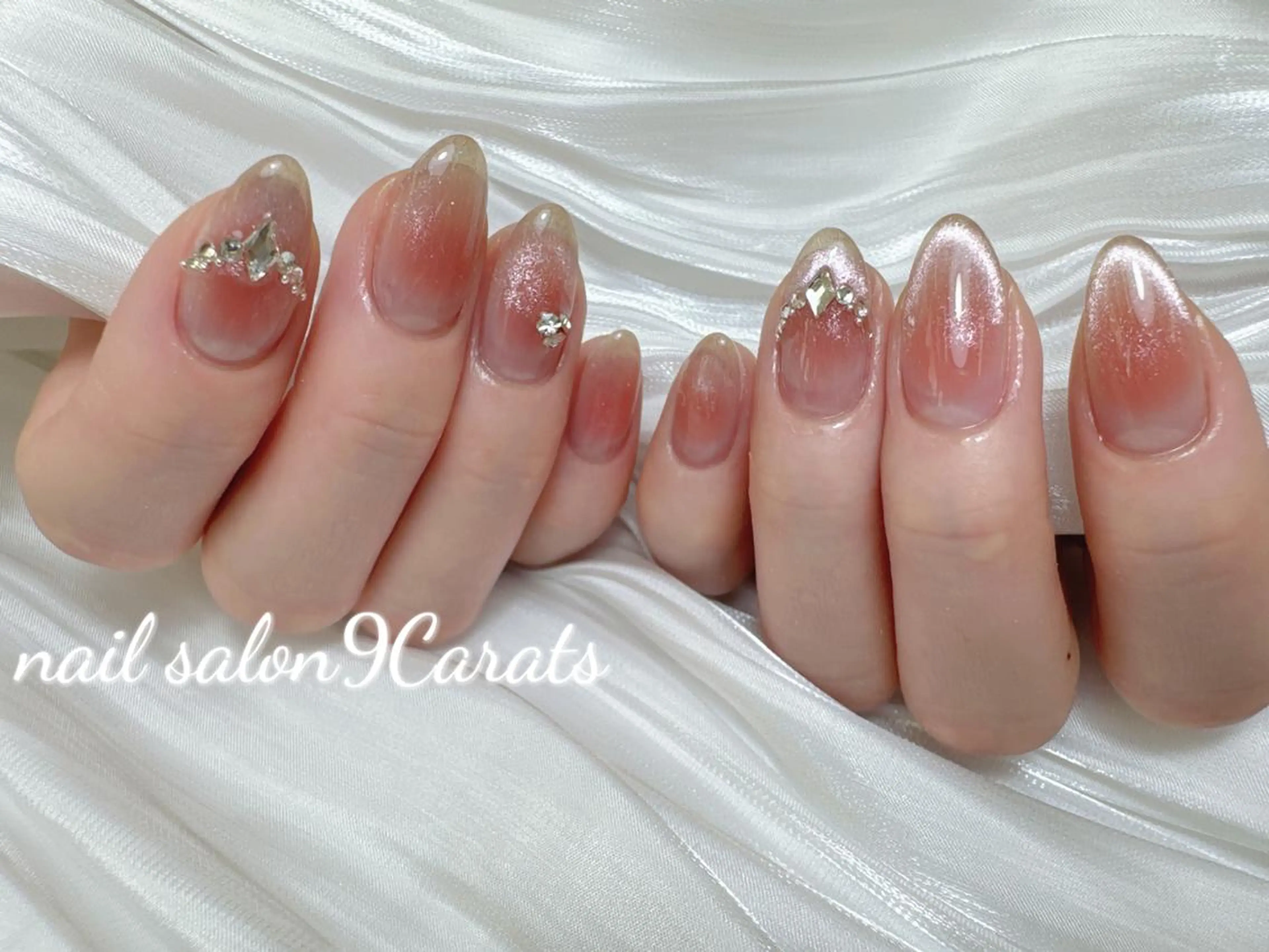 ネイル 💜ワンホンネイル ナインカラット💎のネイルデザイン