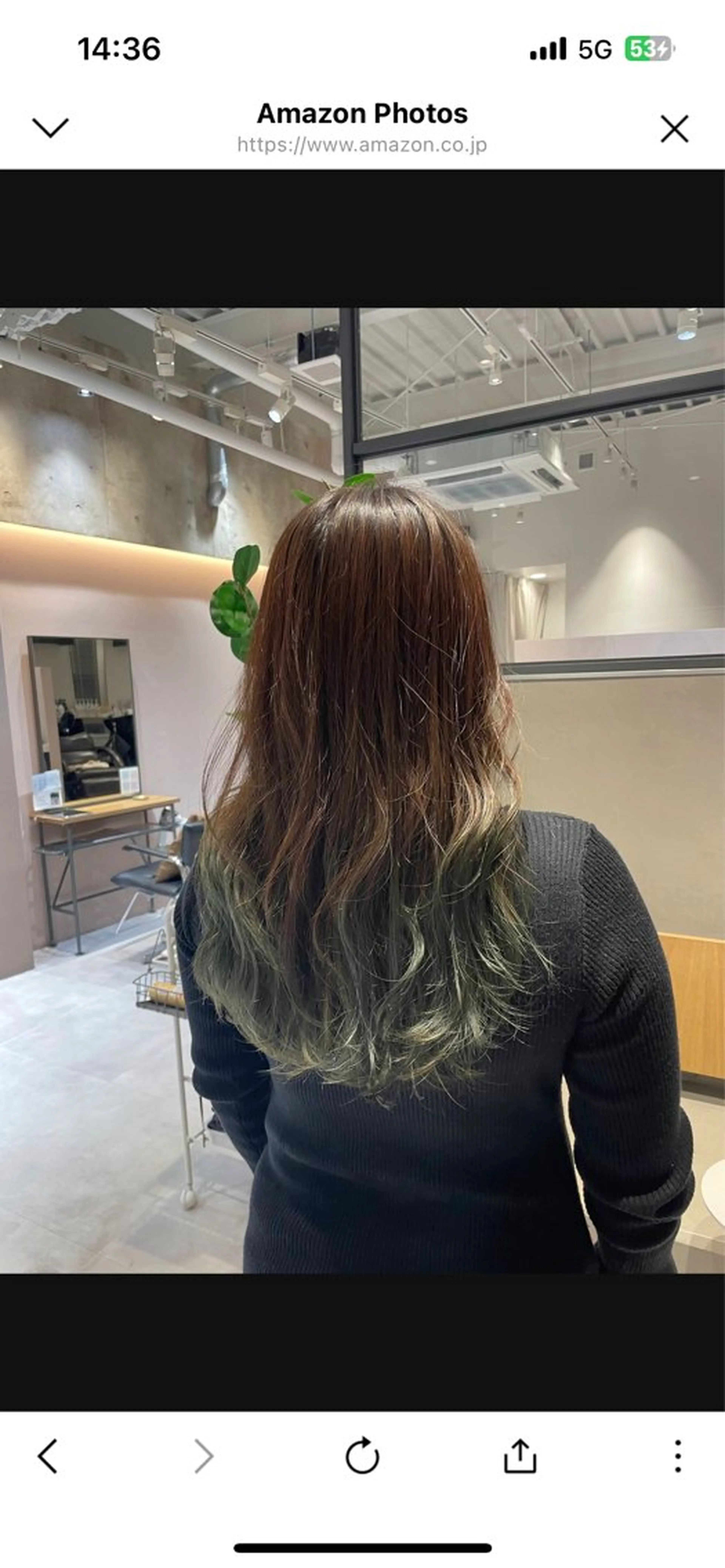 ロング カラー バレイヤージュ レイヤーカット ヘアカラー ✨艶髪職人艶カラー✨ 中本輝人のヘアスタイル